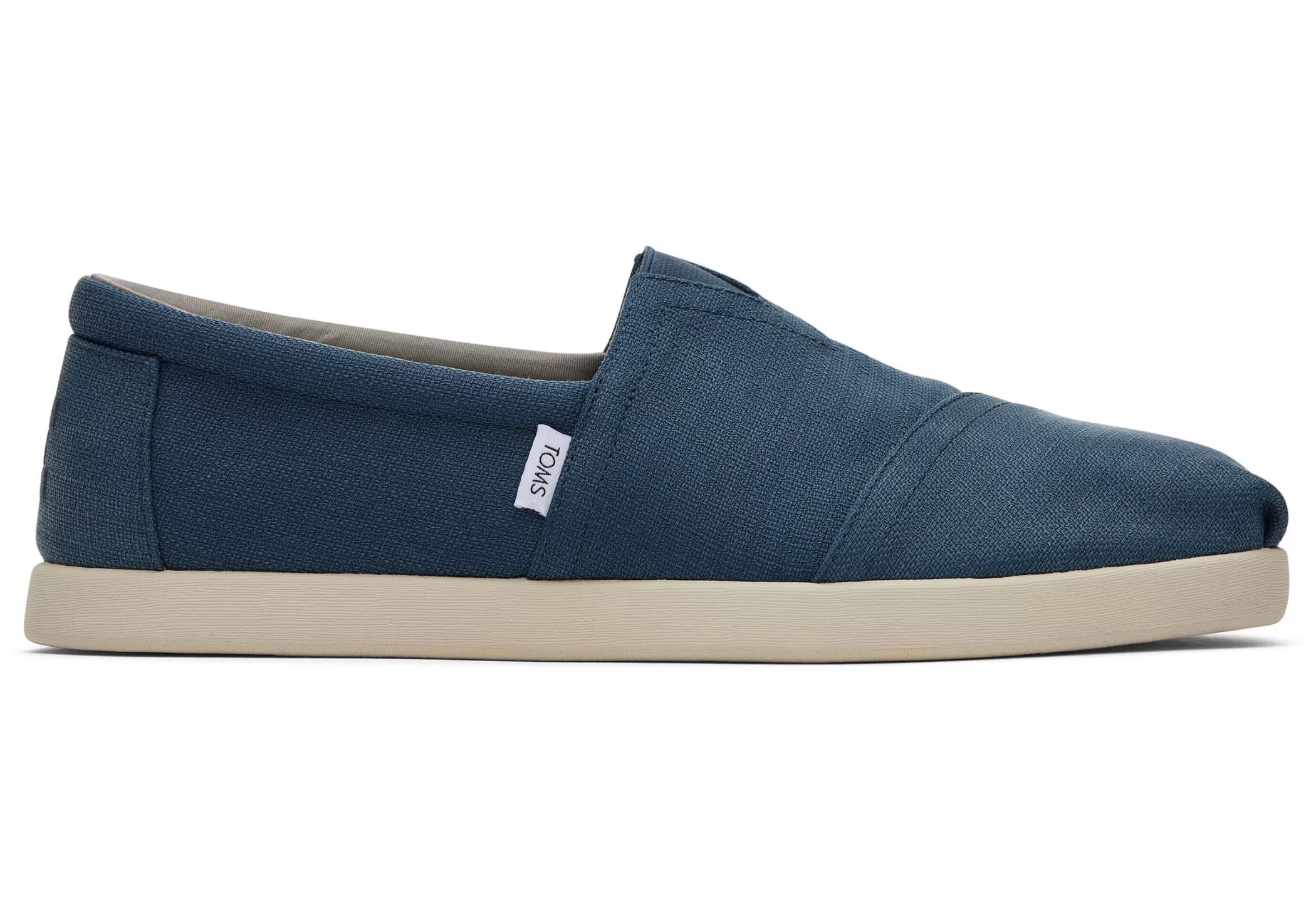 Homme TOMS *Alp Fwd Blue Textured Woven Indigo Fonce