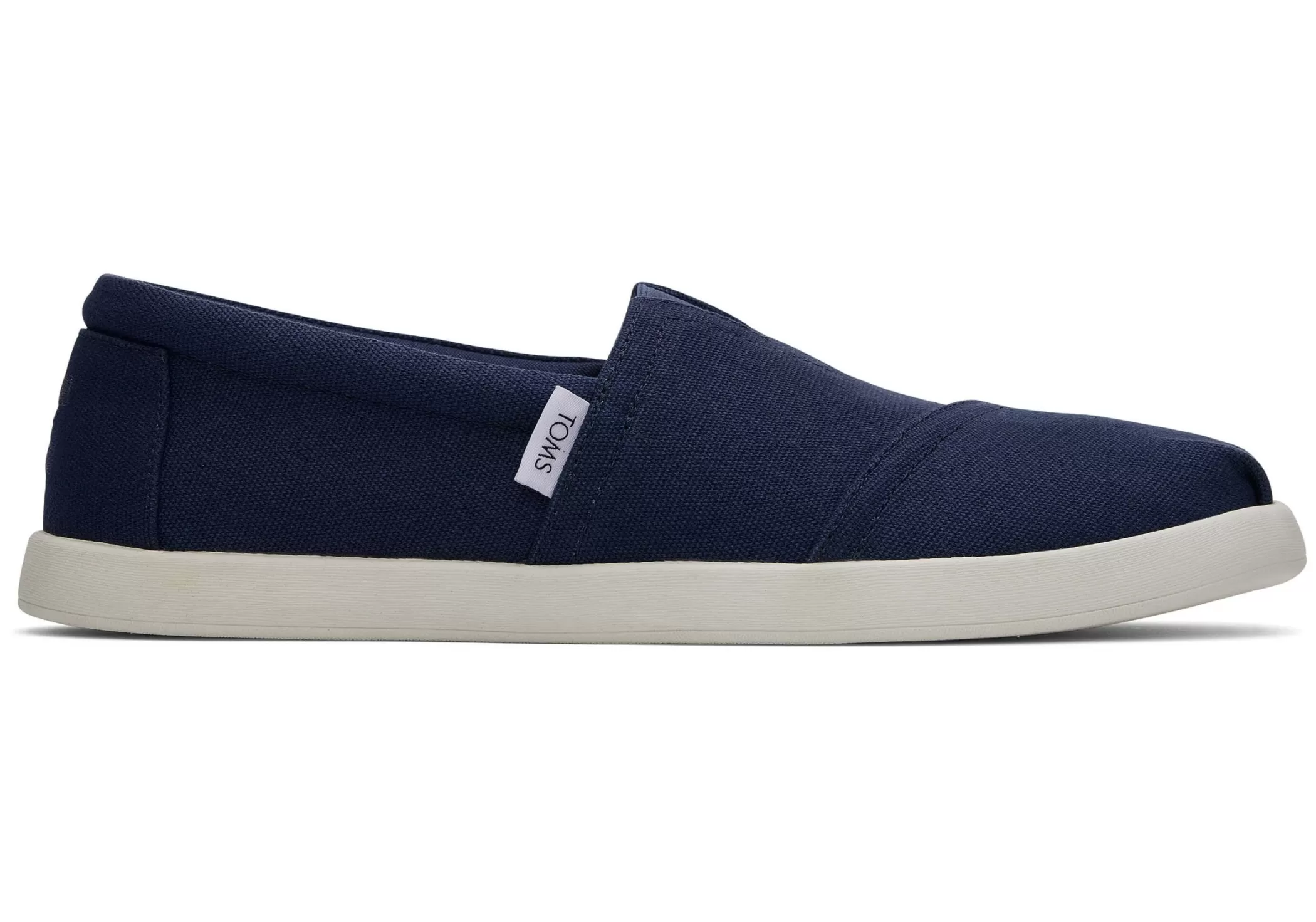 Homme TOMS *Alp Fwd Navy Recycled Cotton Canvas Bleu Marine