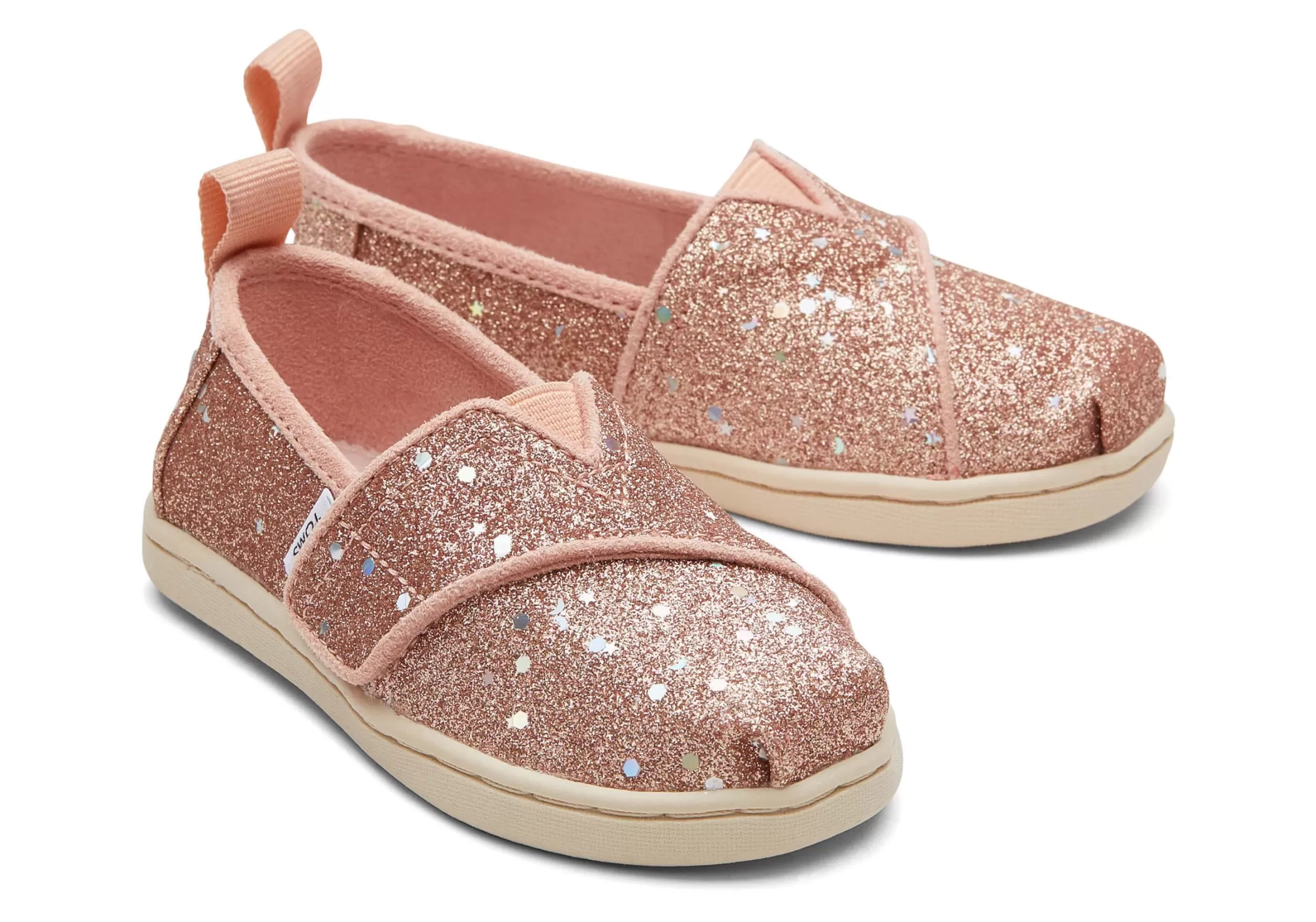 Enfant TOMS *Alpargata A Paillettes Rose Gold