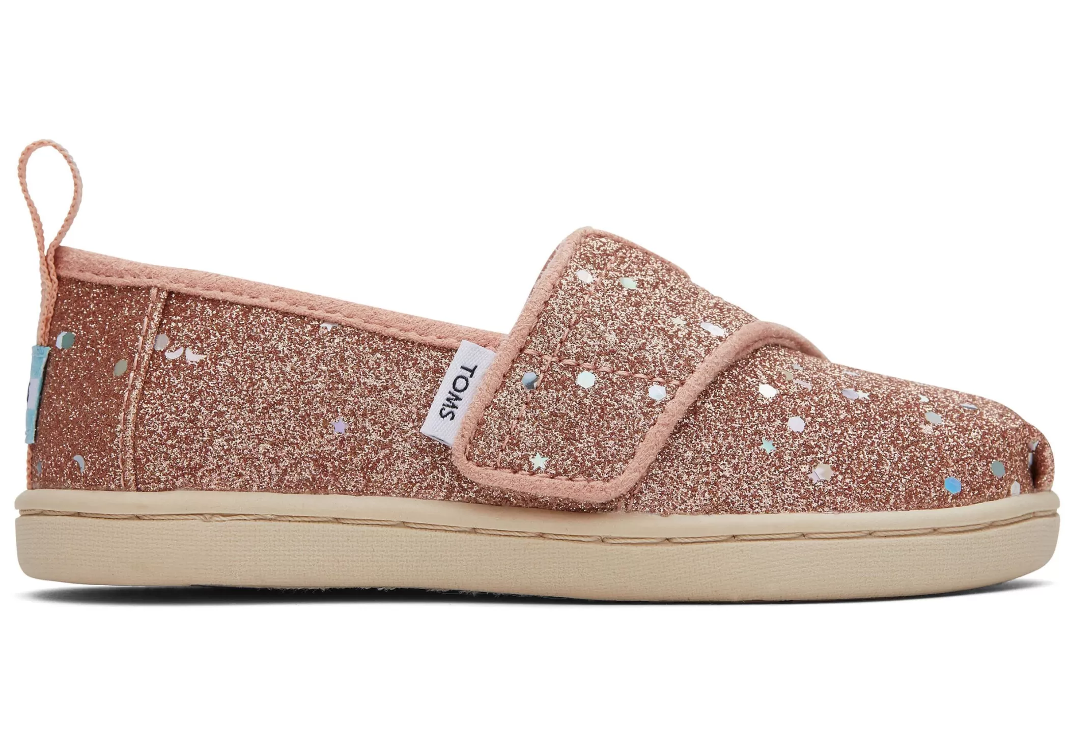 Enfant TOMS *Alpargata A Paillettes Rose Gold