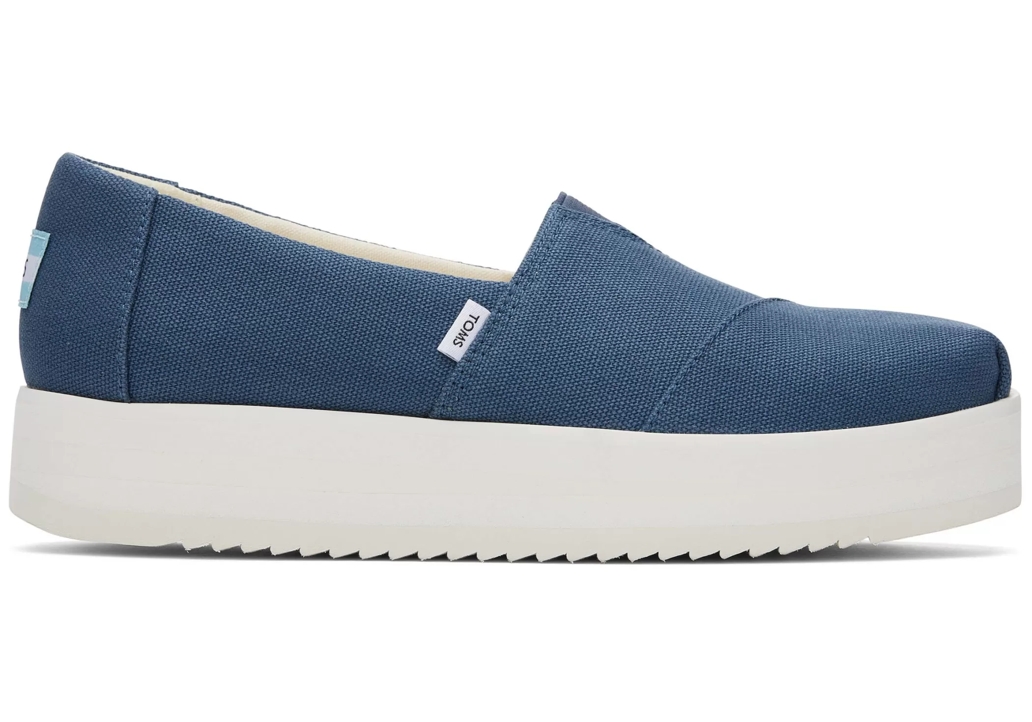 Femme TOMS Slip-Ons*Alpargata Blue Midform Espadrille Bleu Majolica