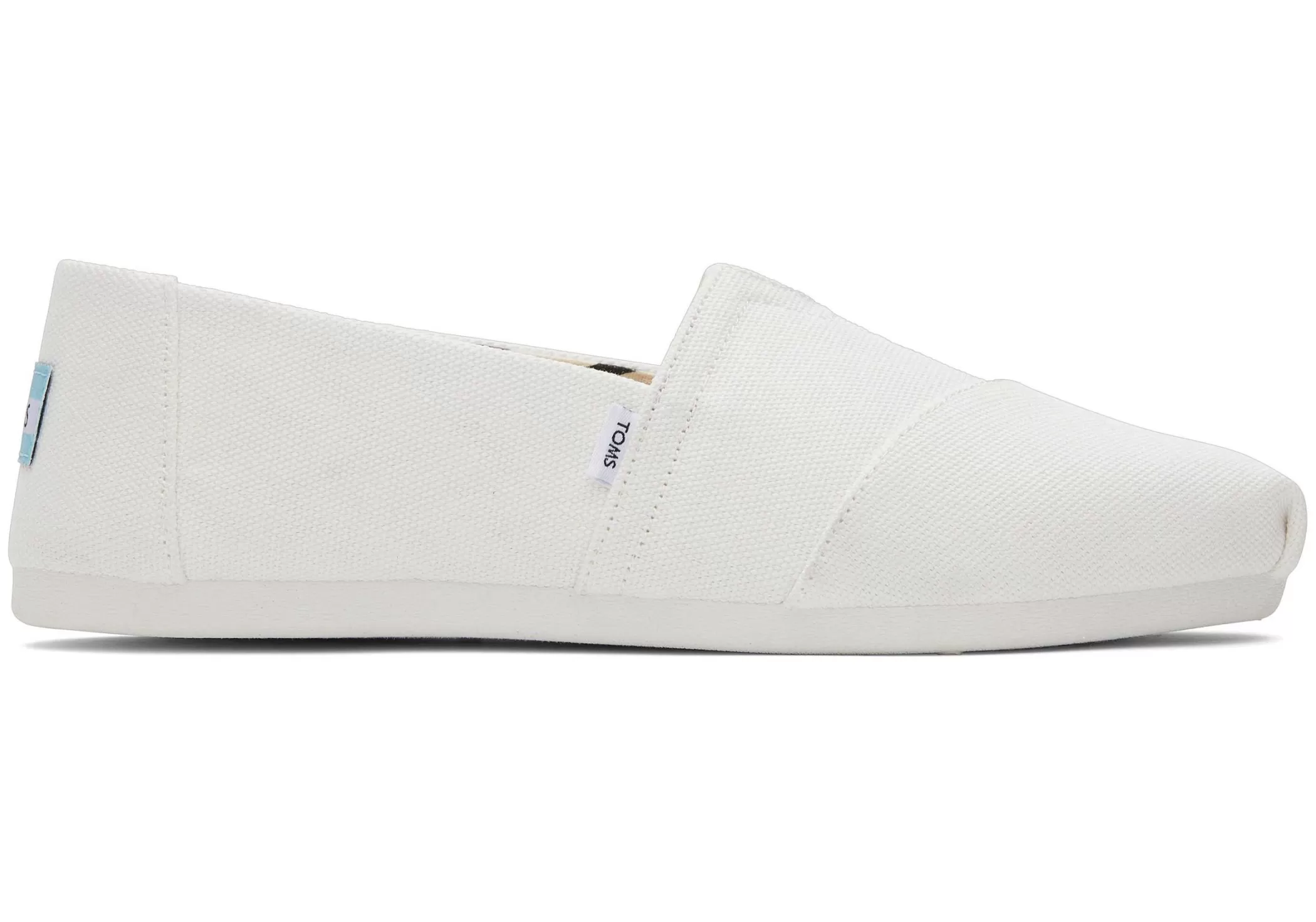 Femme TOMS Alpargata*Alpargata En Coton Recycle Blanc