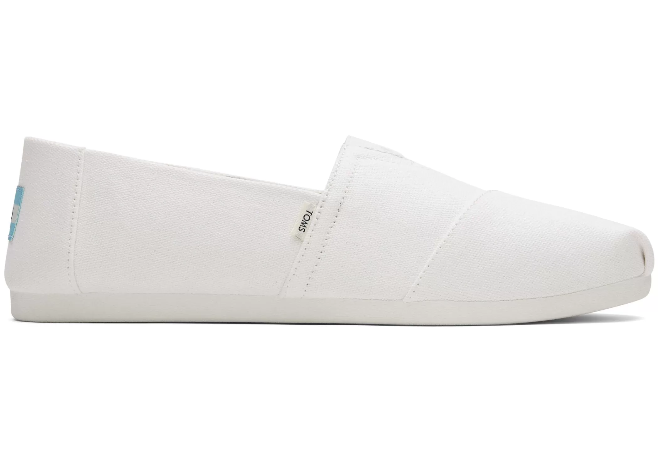 Homme TOMS Alpargata*Alpargata En Coton Recycle Blanc