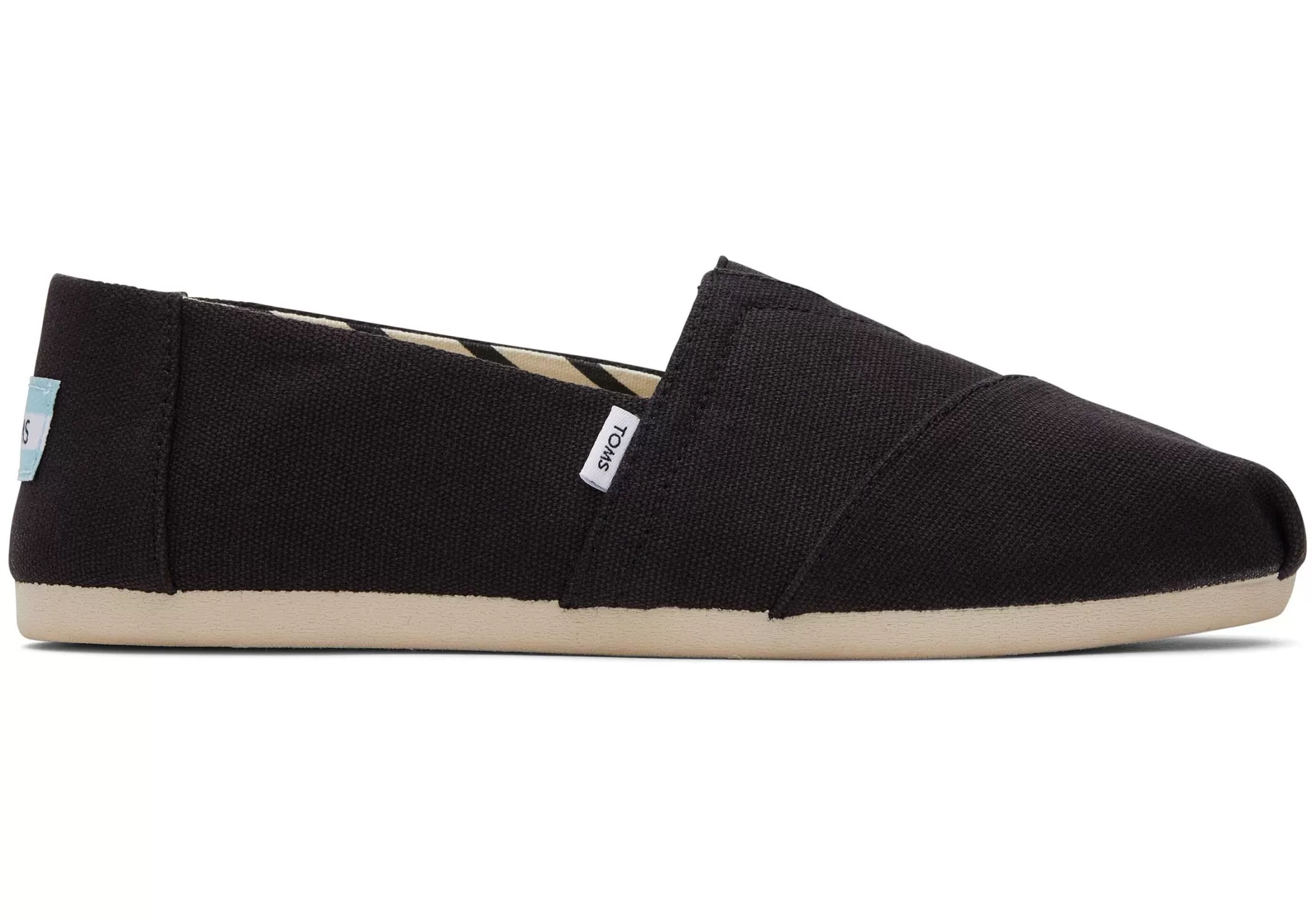 Femme TOMS Alpargata*Alpargata En Coton Recycle Noir