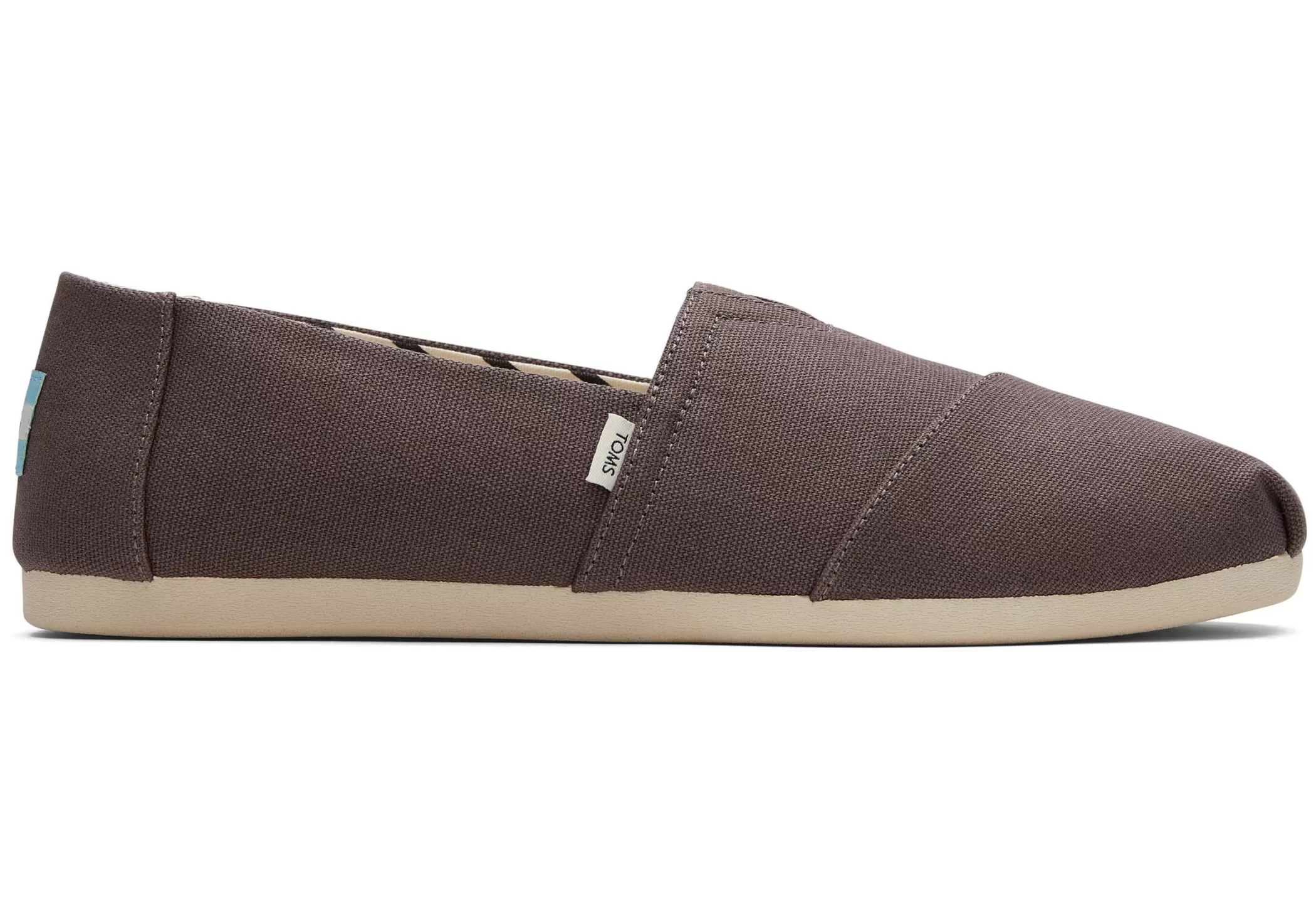 Homme TOMS *Alpargata En Coton Recycle Cendre