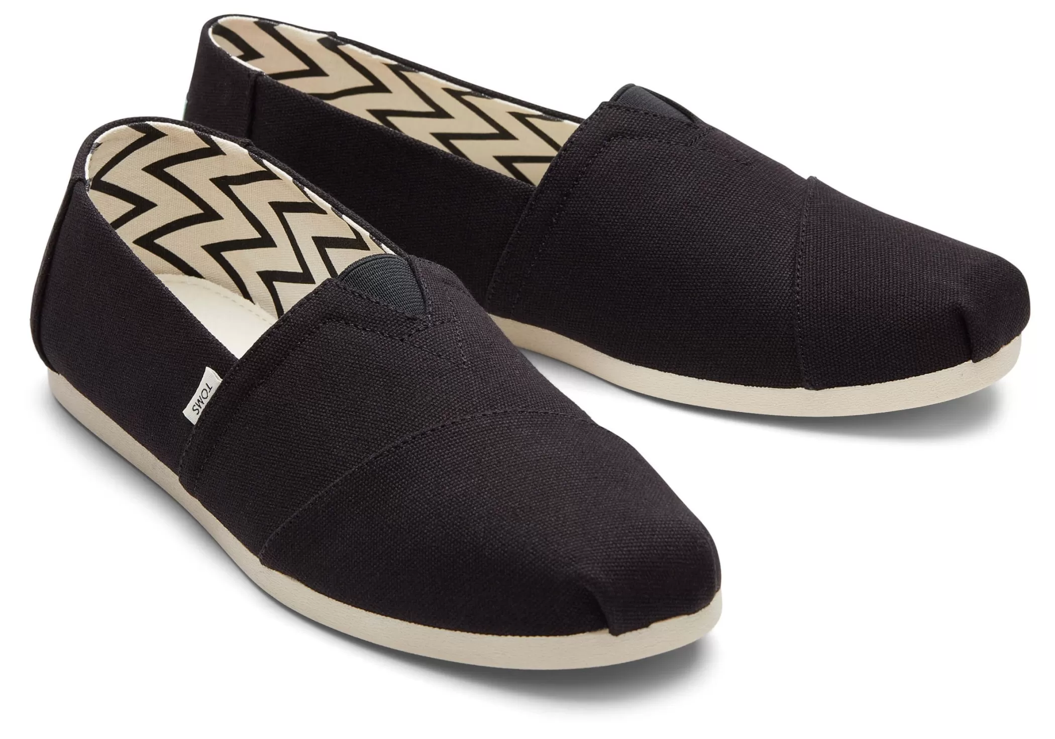 Homme TOMS Alpargata*Alpargata En Coton Recycle Noir