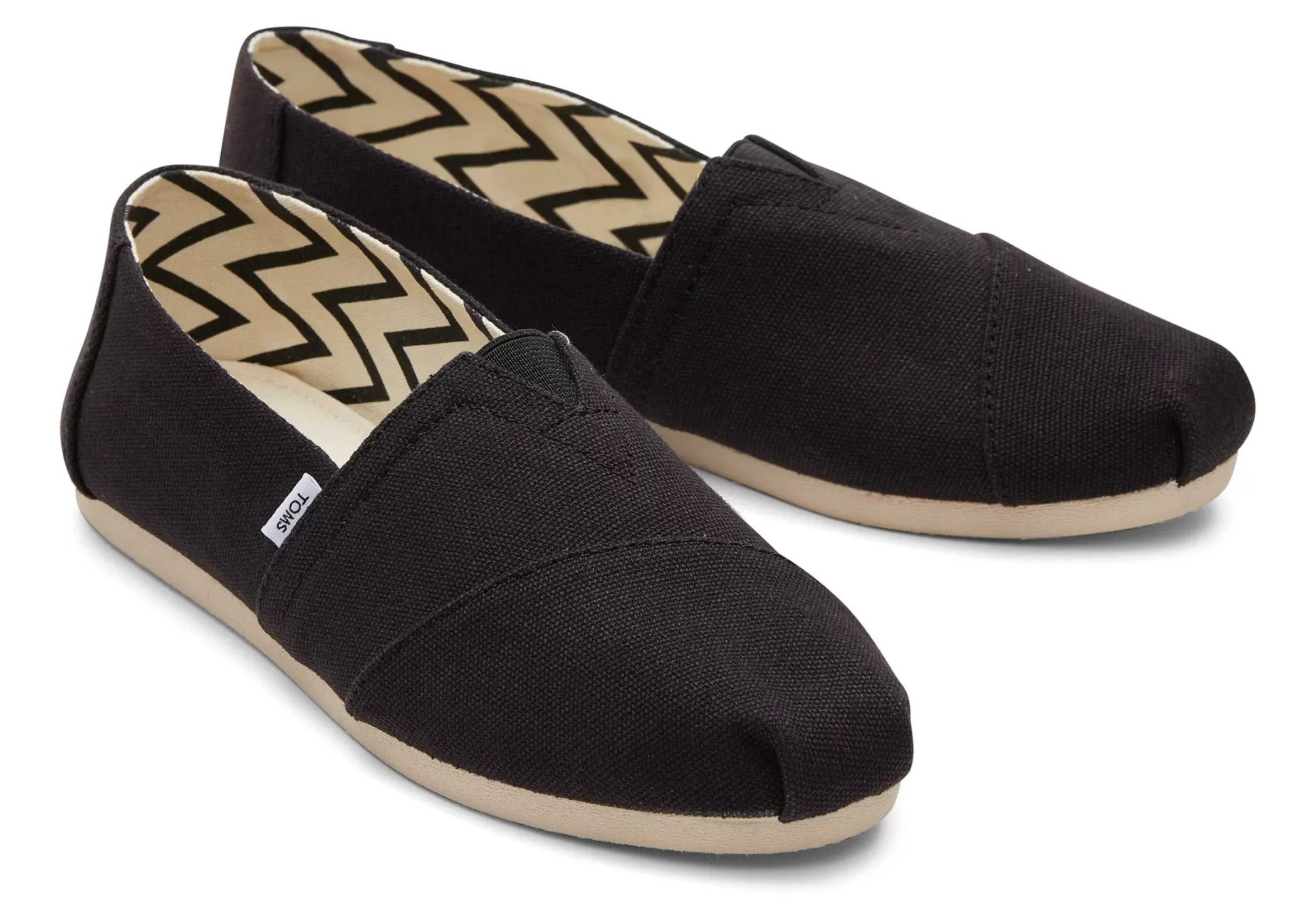 Femme TOMS Alpargata*Alpargata En Coton Recycle Noir