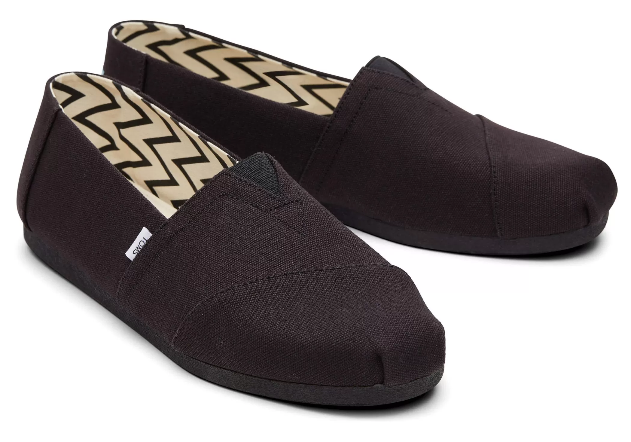 Homme TOMS Alpargata*Alpargata En Coton Recycle Black/Black