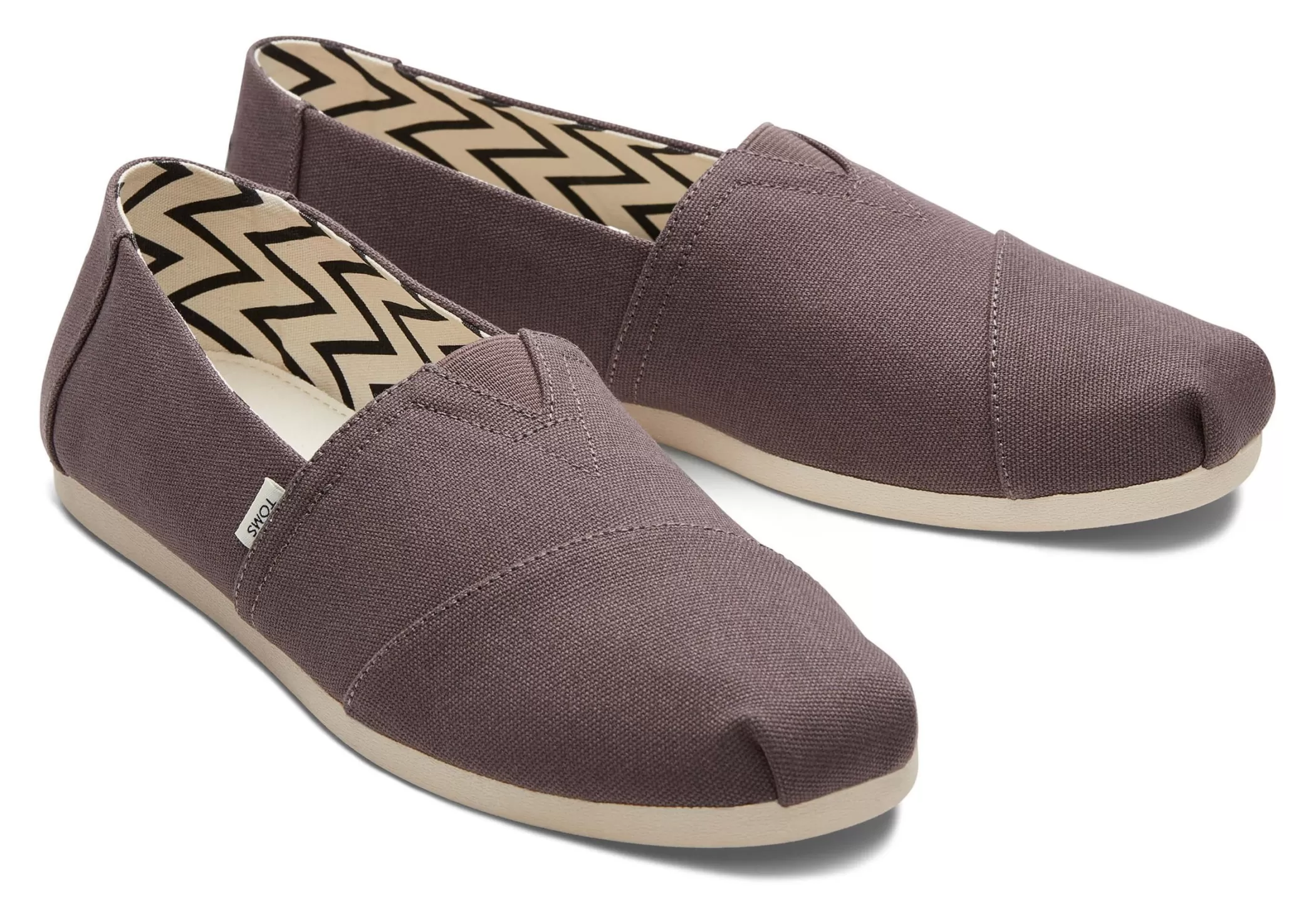 Homme TOMS *Alpargata En Coton Recycle Cendre