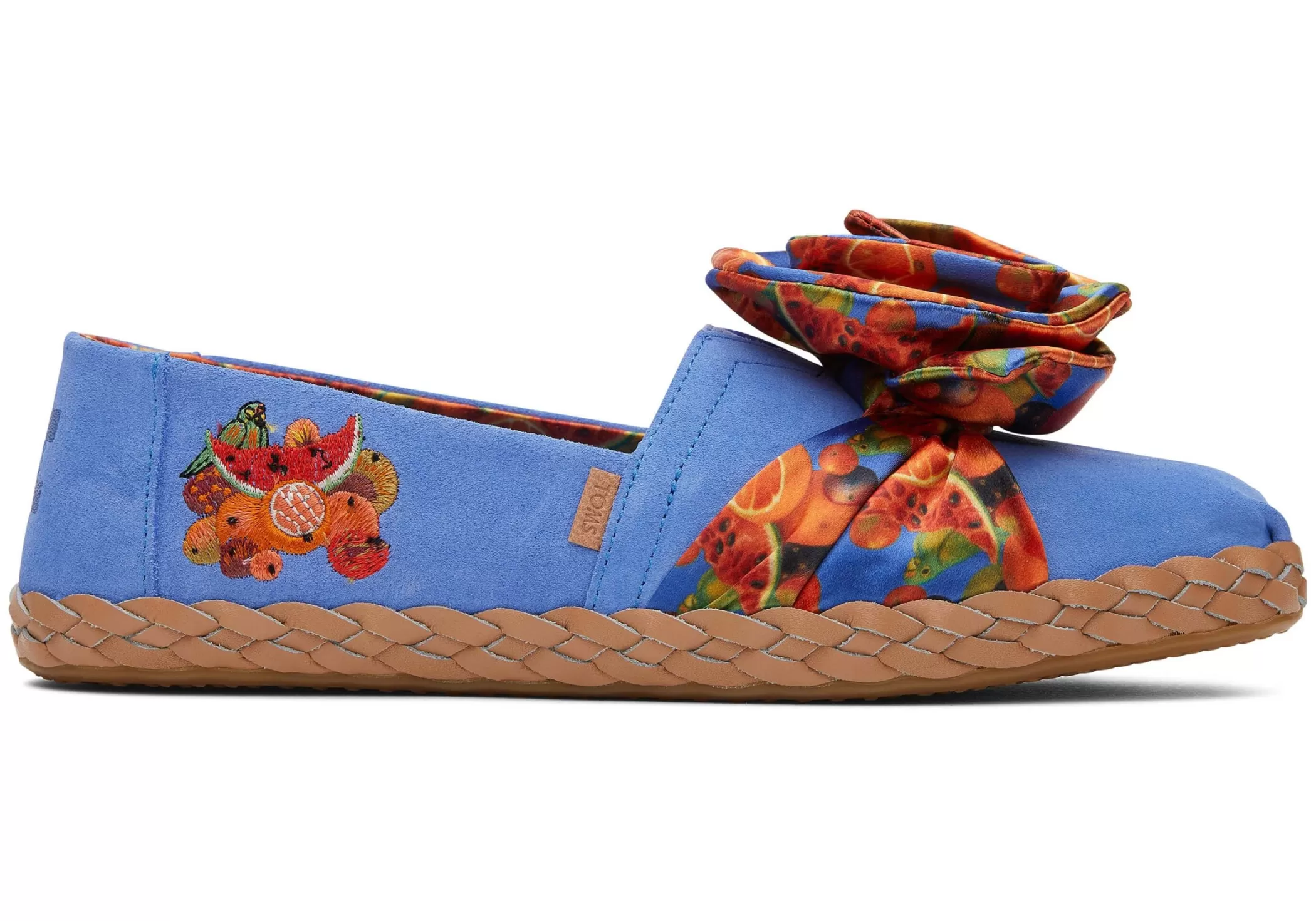 Femme TOMS Espadrilles*Alpargata Frida Kahlo Enveloppe En Cuir Ultramarine Blue