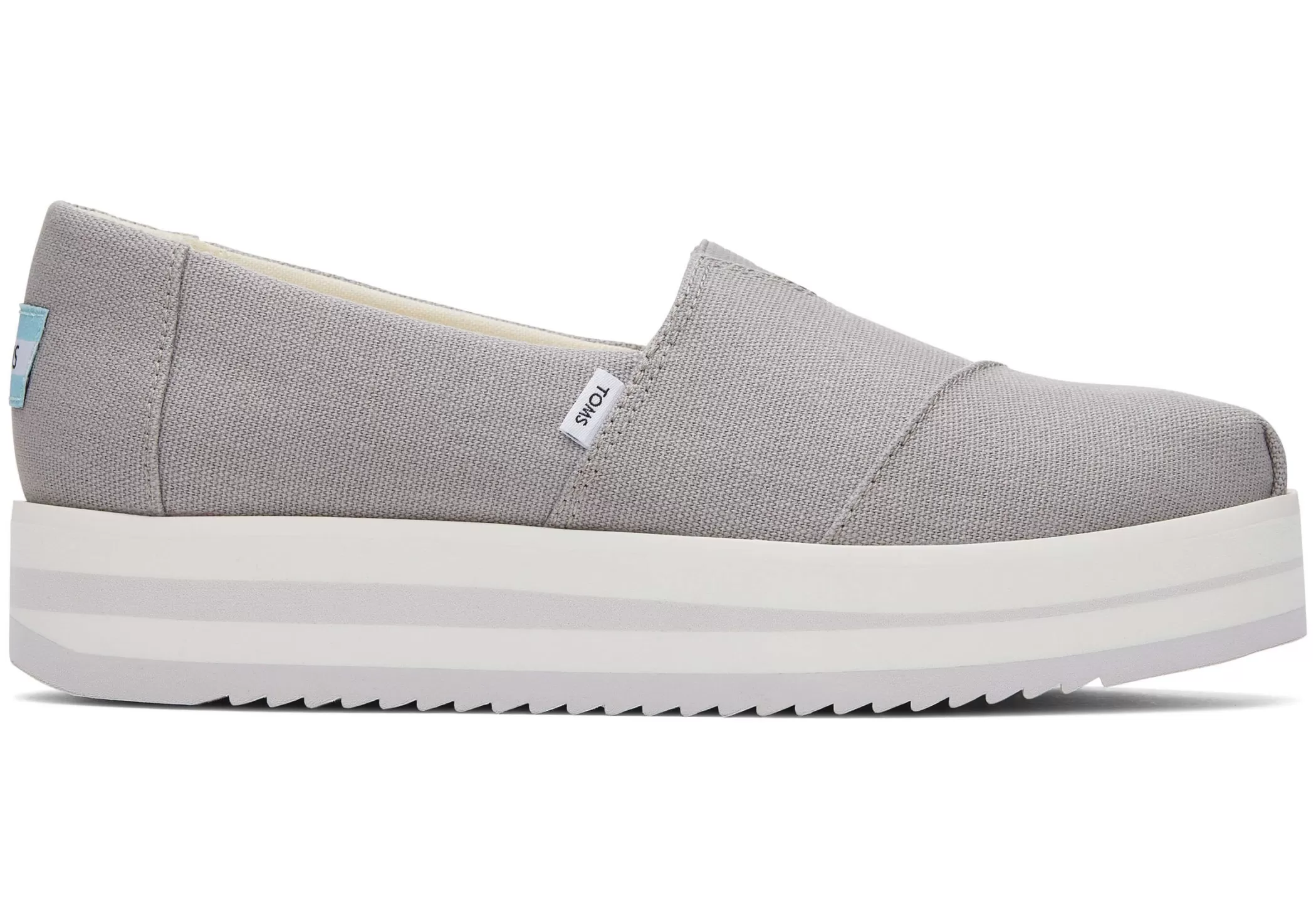 Femme TOMS Slip-Ons*Alpargata Grey Midform Espadrille Gris