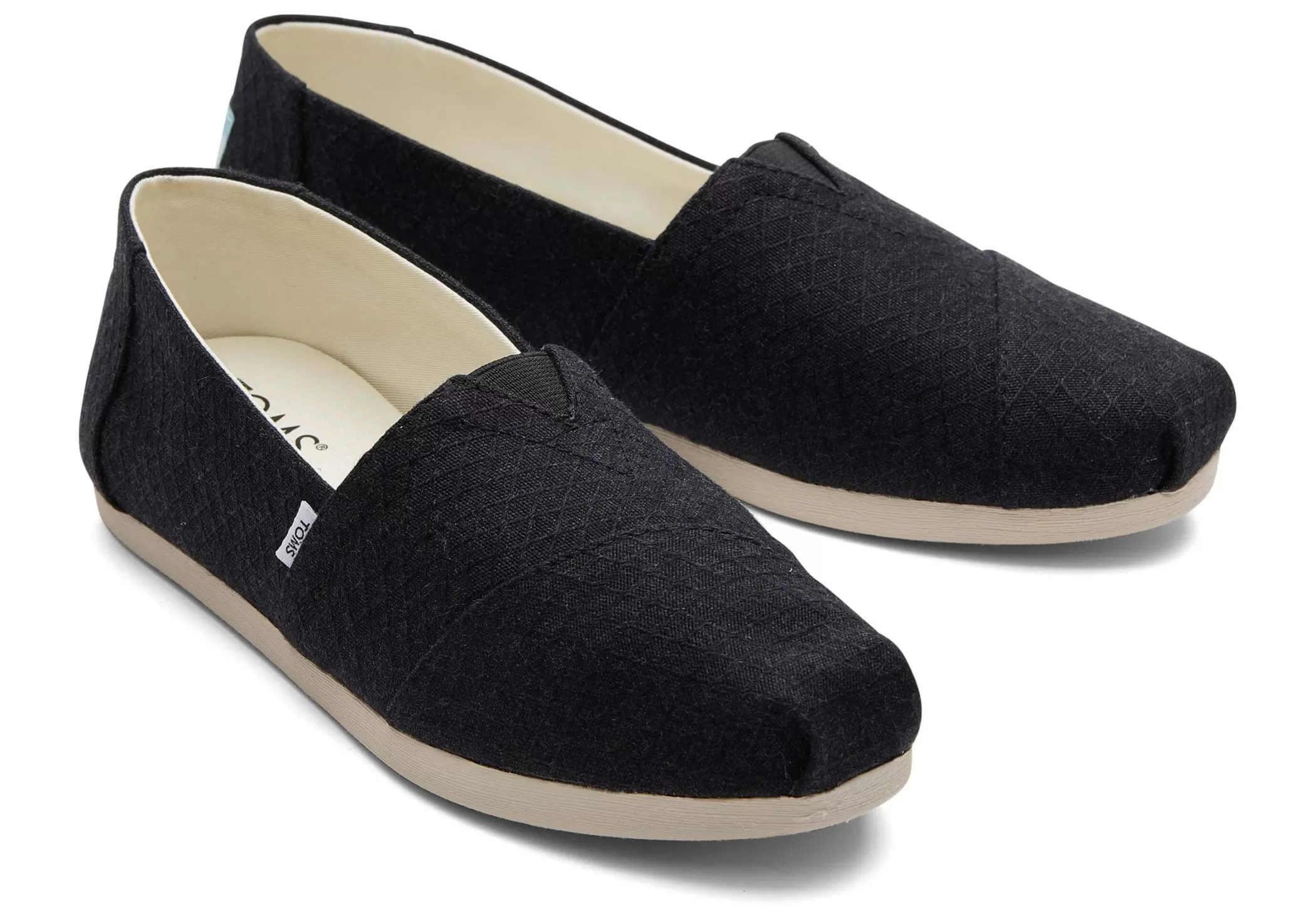 Femme TOMS Espadrilles*Alpargata Motif Diamant Noir