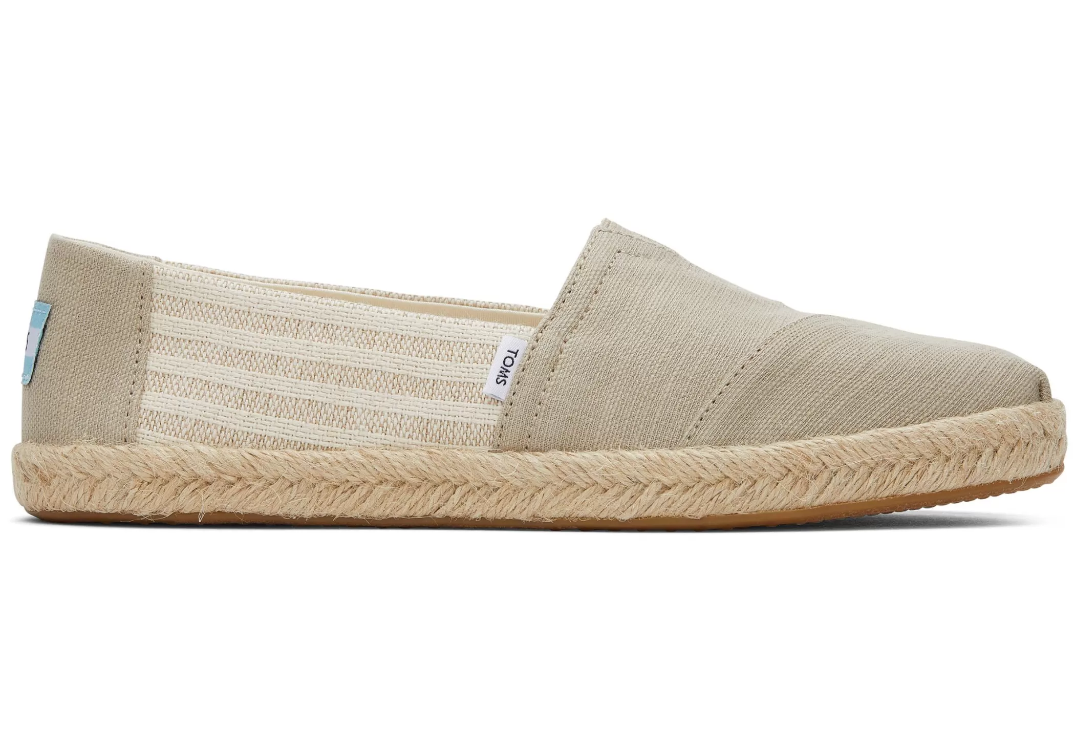 Femme TOMS Espadrilles*Alpargata Recycled Cotton Rope Espadrille Beige Oxford