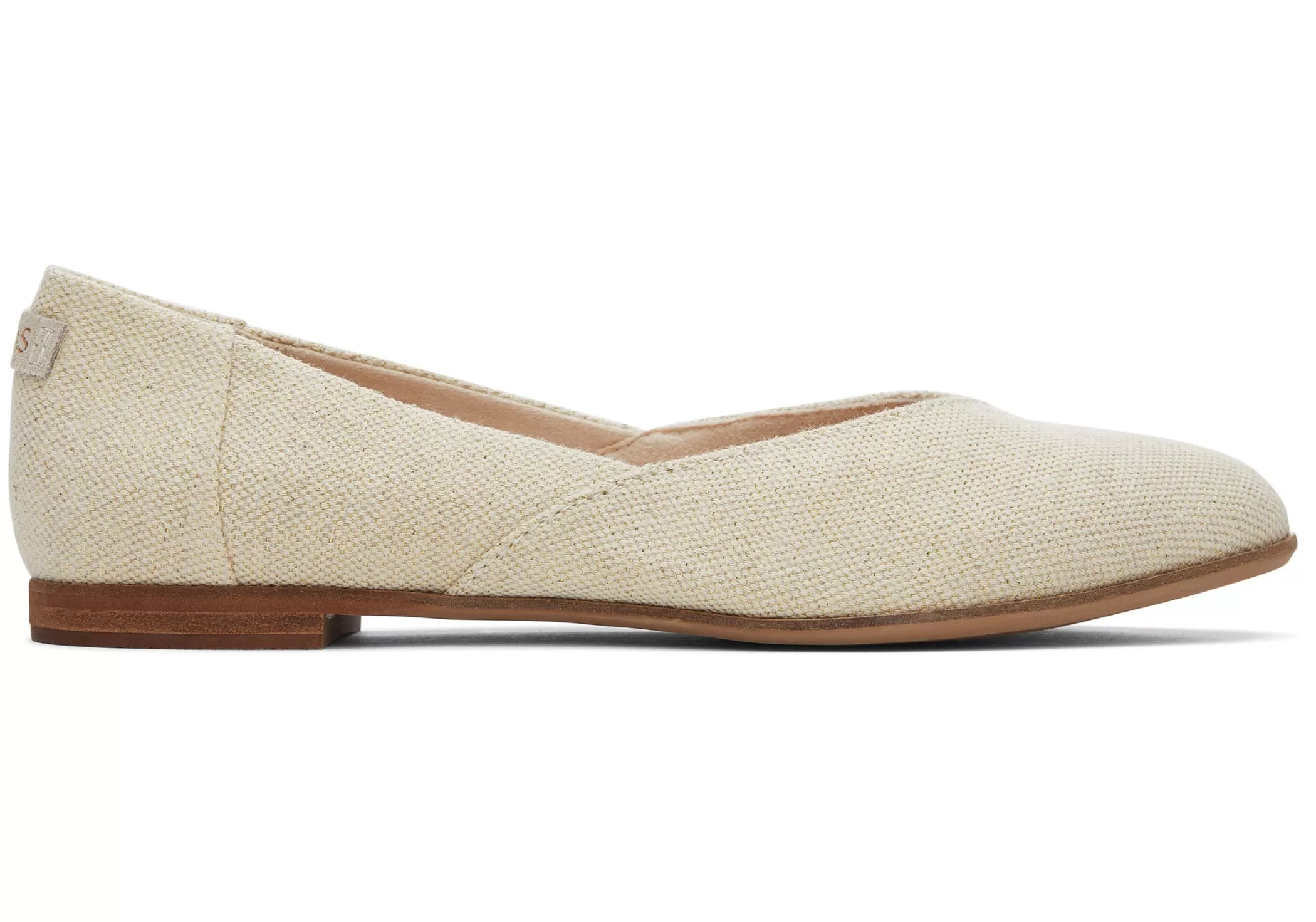 Femme TOMS Ballerines*Ballerines Jutti Neat Chaud Naturel Metallise