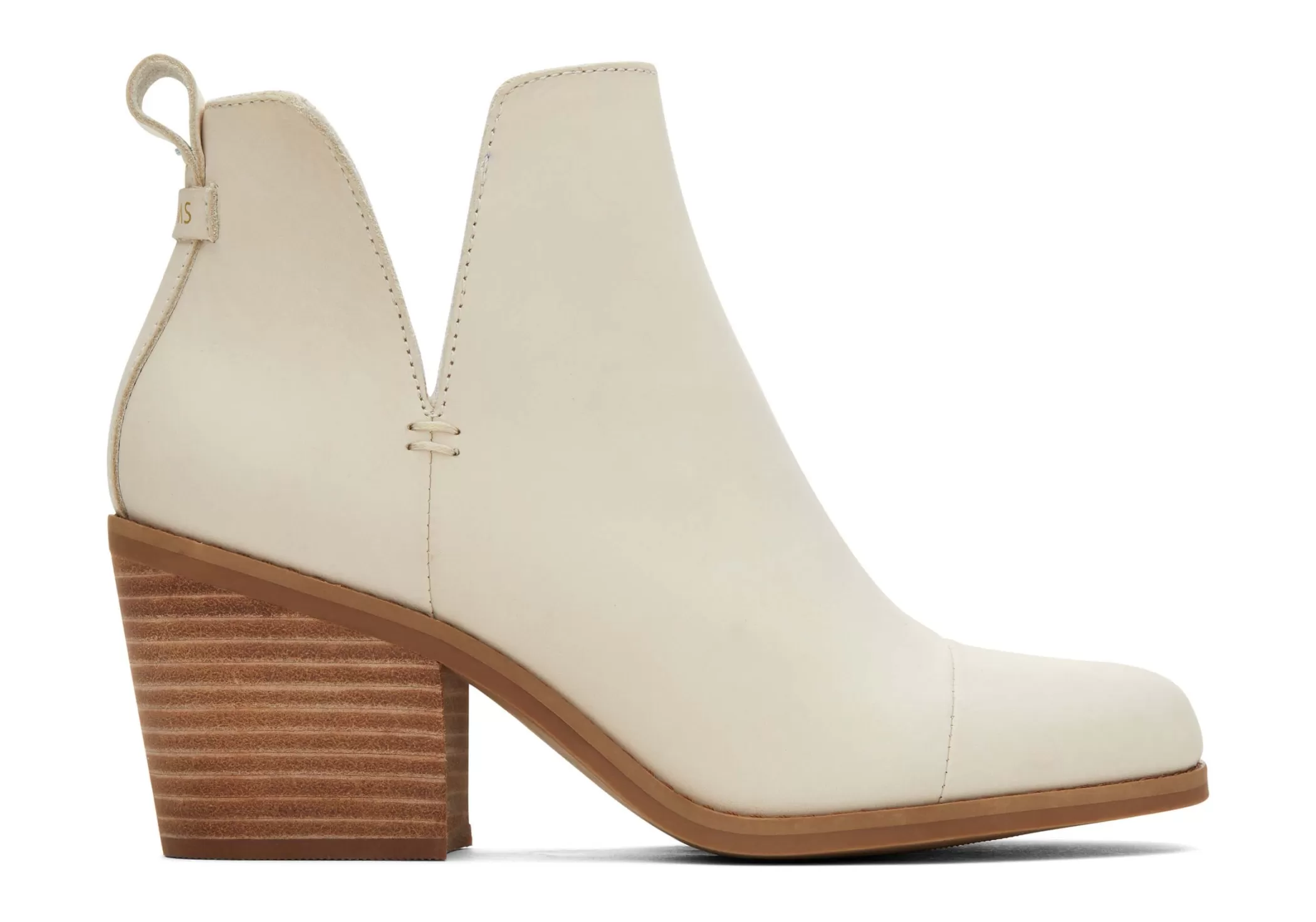 Femme TOMS Talons & Compensees*Bottes Everly Beige Leather