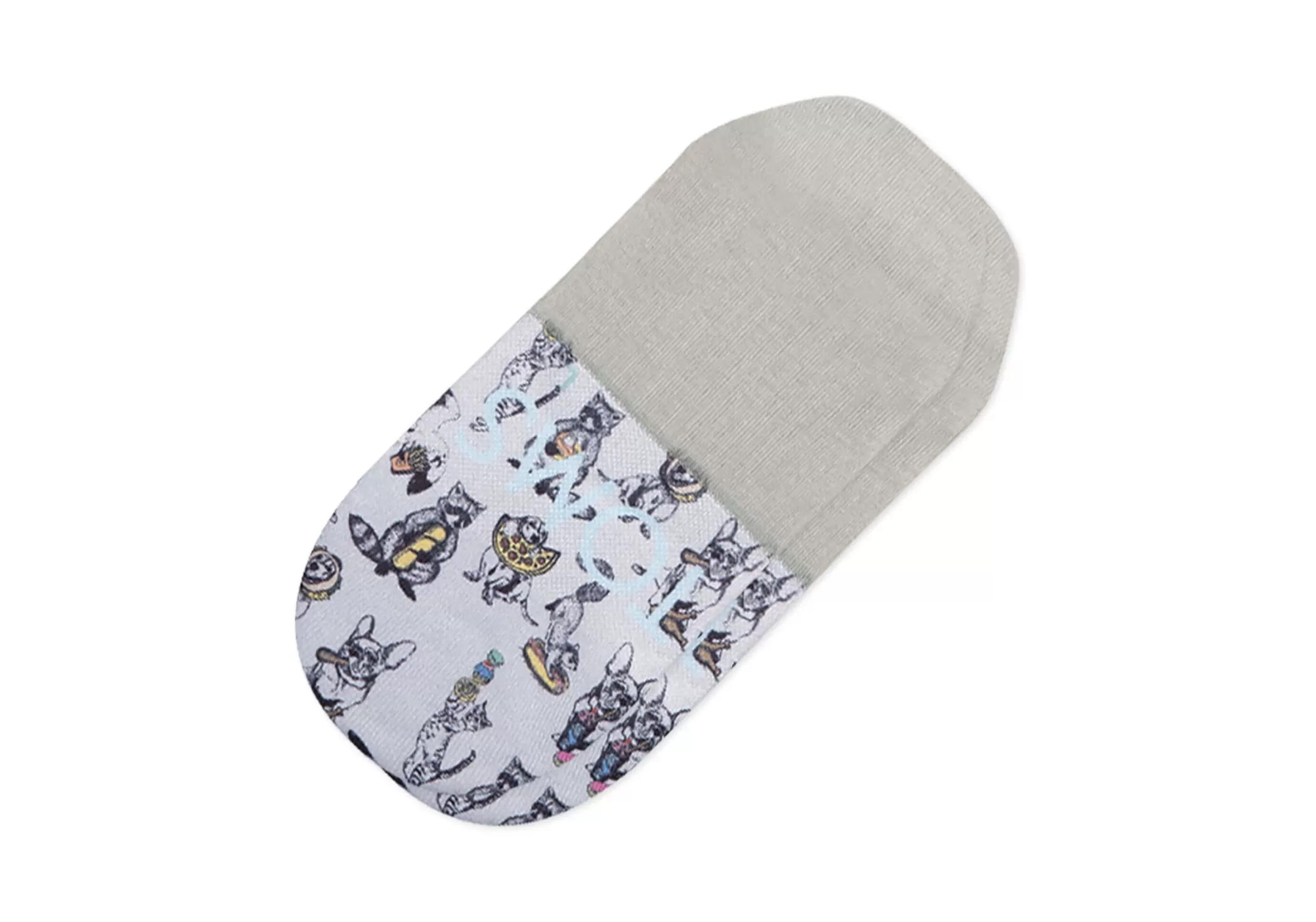 Femme TOMS *Chaussettes Invisibles Ultimate Cosy A Motif Enfantin Ravissant Gris