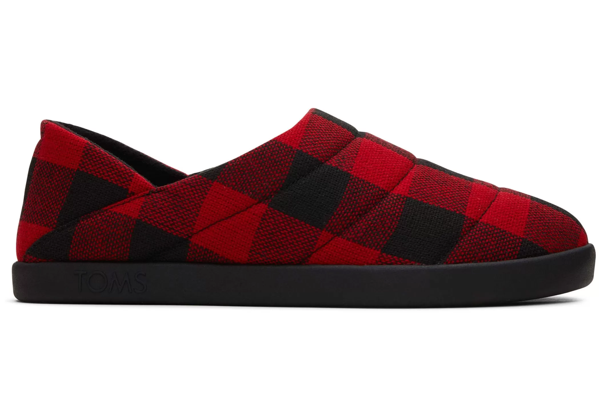 Homme TOMS Chaussons*Chaussons Ezra Red Buffalo Plaid