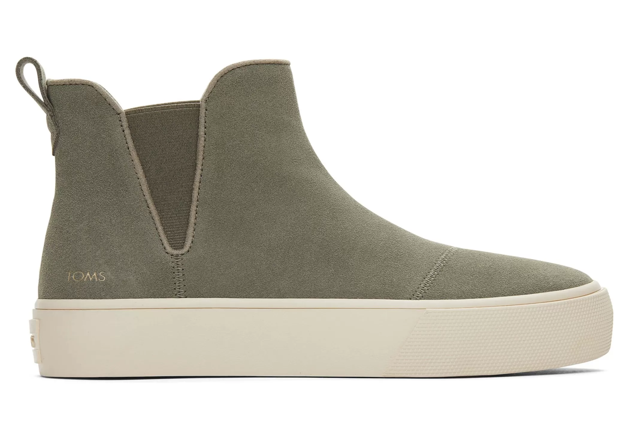 Femme TOMS Sneakers*Chelsea Fenix Compensee Gris Vetiver