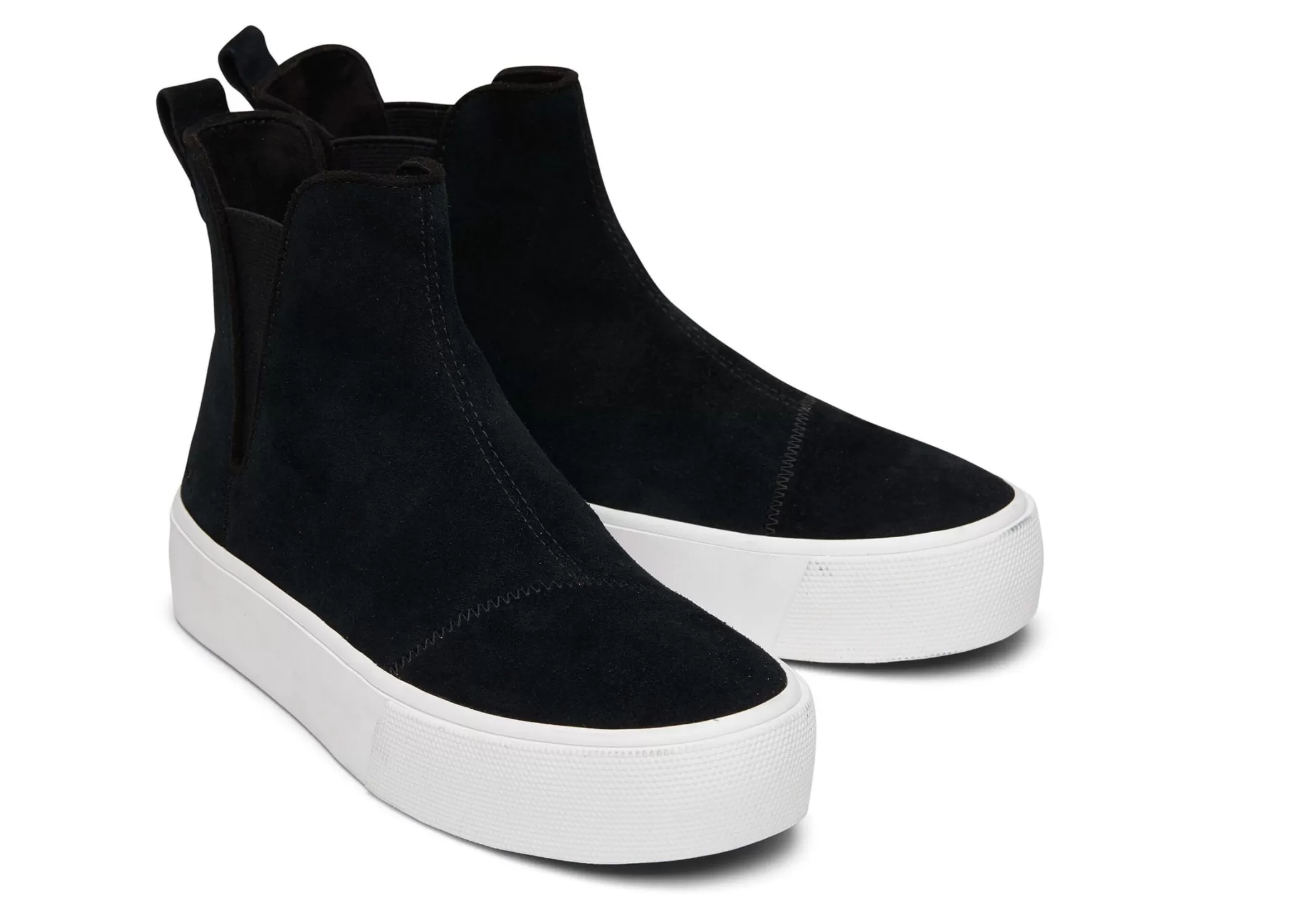 Femme TOMS Sneakers*Chelsea Fenix Compensee Noir