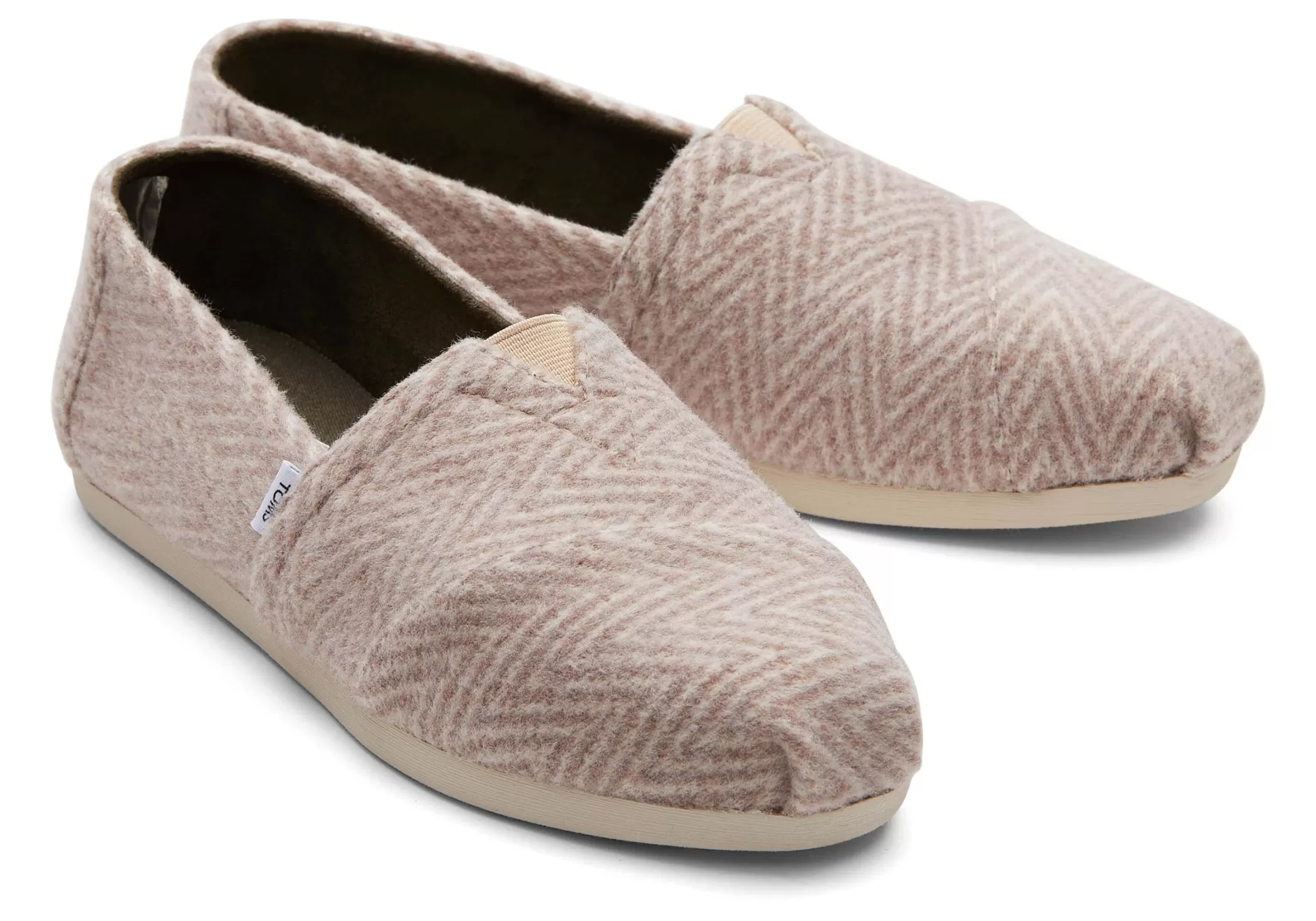 Femme TOMS Alpargata*Espadrille Alpargata A Chevrons Herringbone Oatmeal