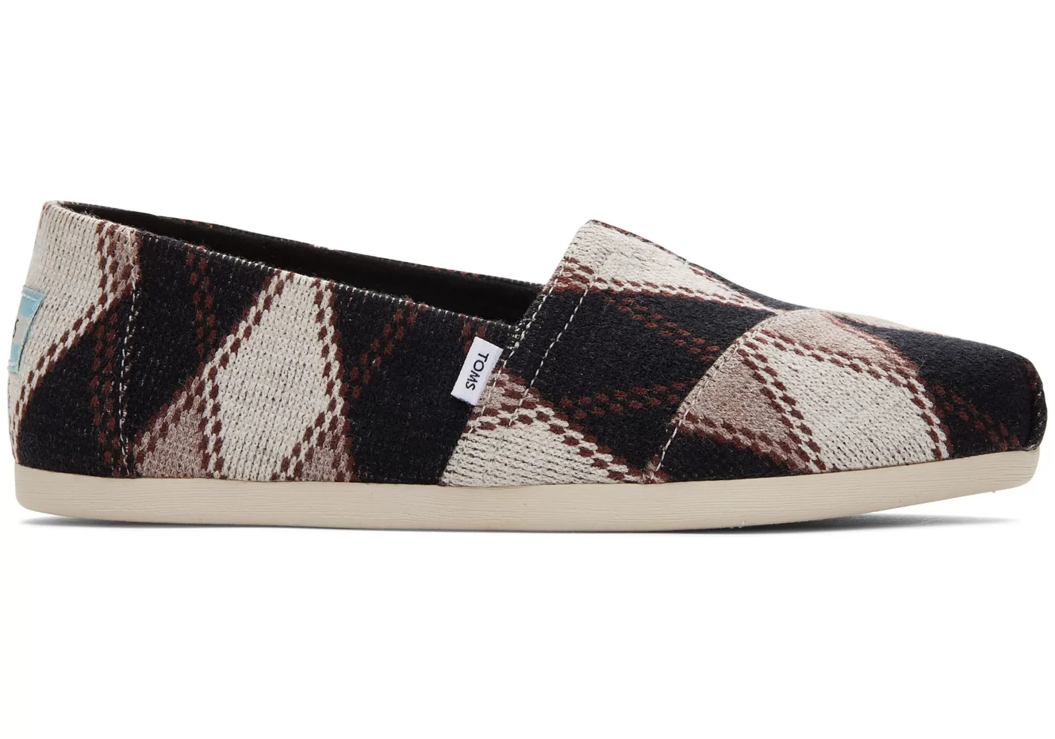 Femme TOMS Alpargata*Espadrille Alpargata Argyle Argyle Black