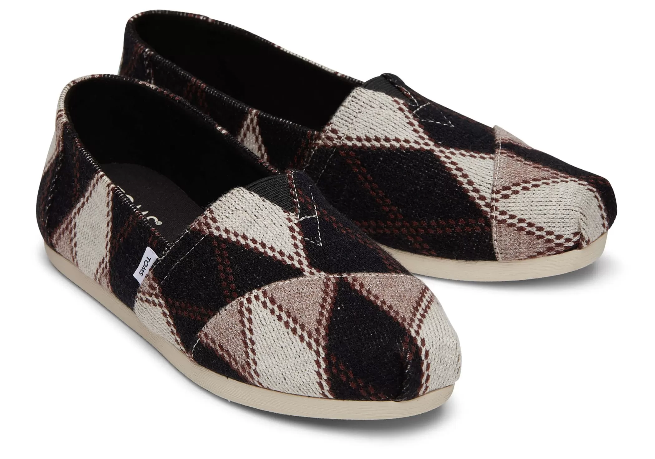 Femme TOMS Alpargata*Espadrille Alpargata Argyle Argyle Black