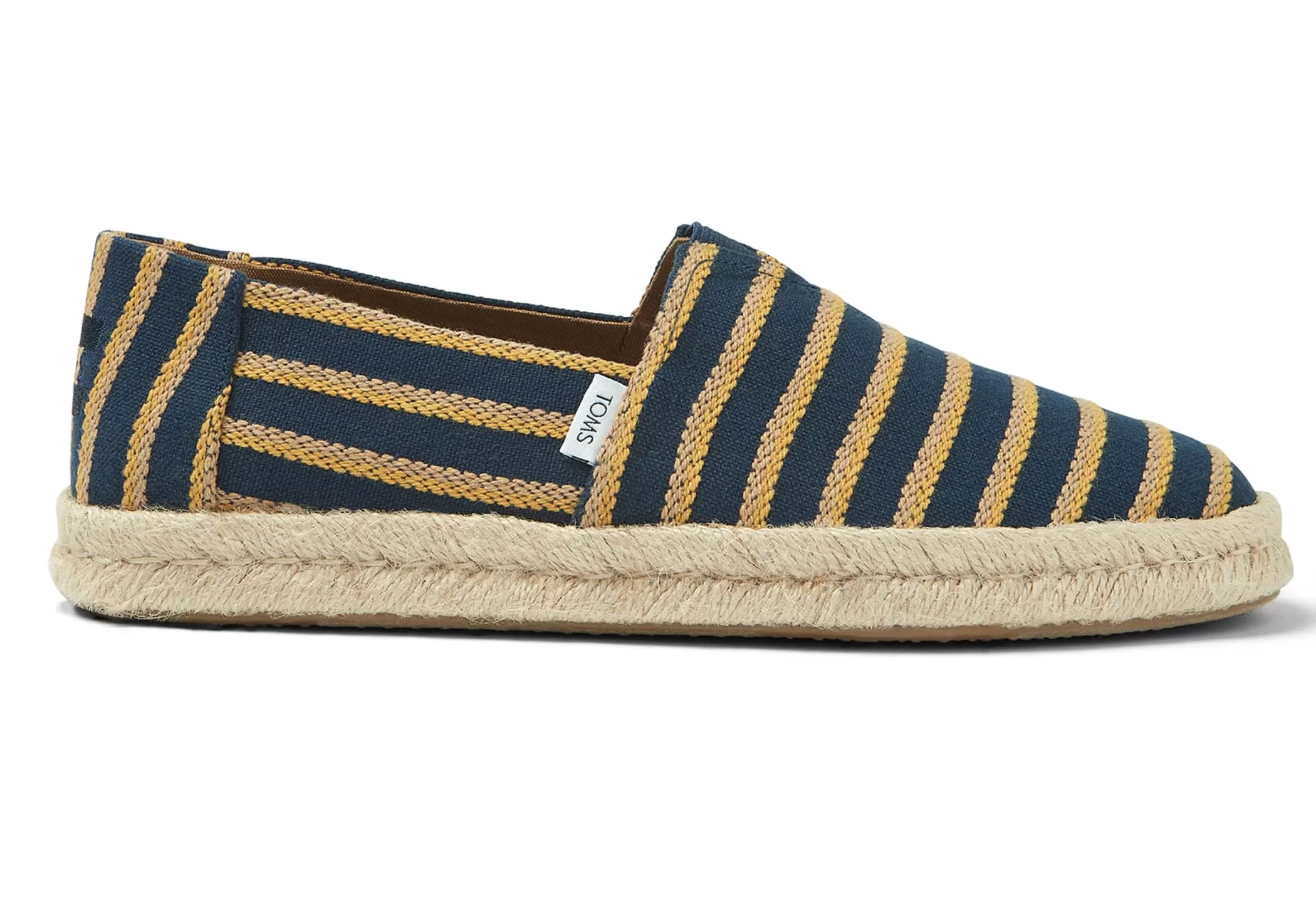 Homme TOMS Espadrilles*Espadrille Alpargata Corde Semelle 2.0 Rayures Multi Bleu Marine Universite