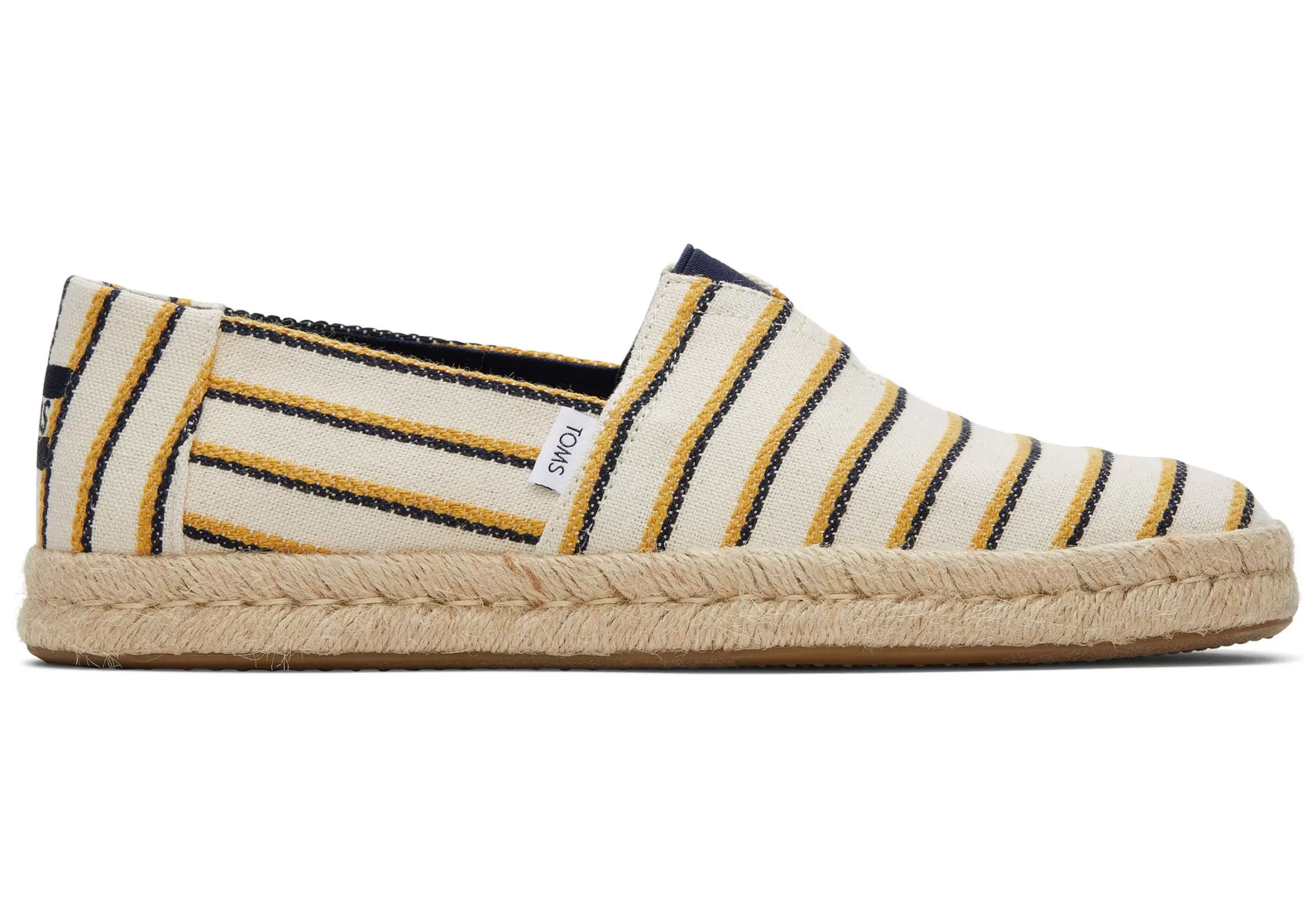 Homme TOMS Espadrilles*Espadrille Alpargata Corde Semelle 2.0 Rayure Naturel Multi University