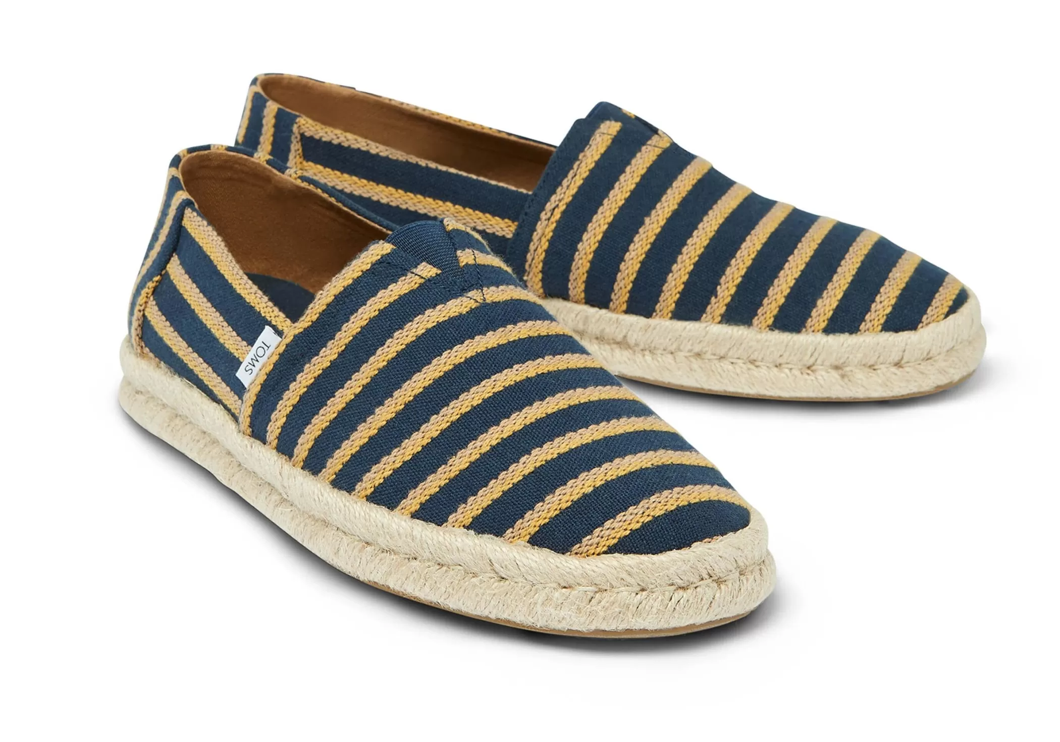 Homme TOMS Espadrilles*Espadrille Alpargata Corde Semelle 2.0 Rayures Multi Bleu Marine Universite