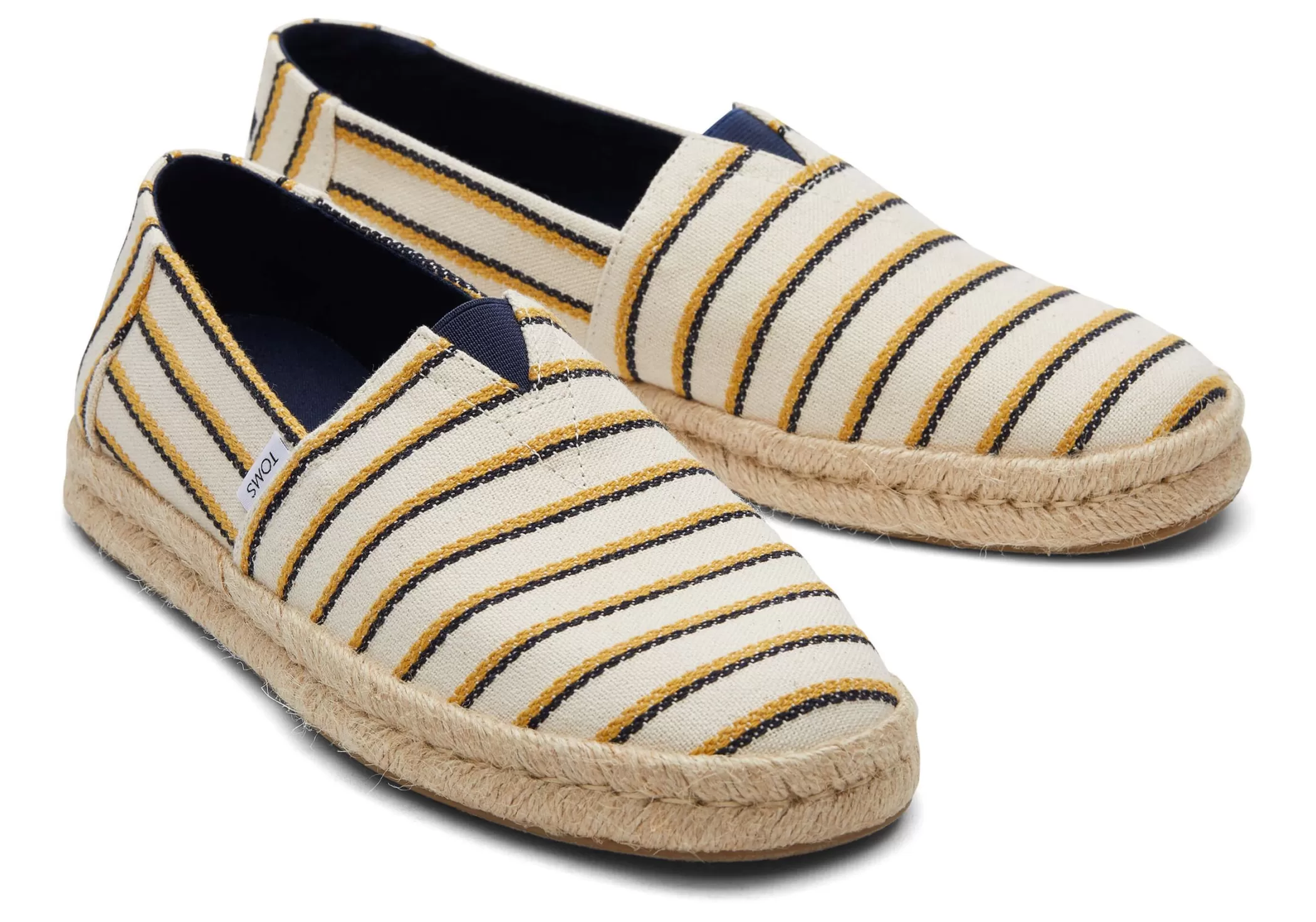 Homme TOMS Espadrilles*Espadrille Alpargata Corde Semelle 2.0 Rayure Naturel Multi University