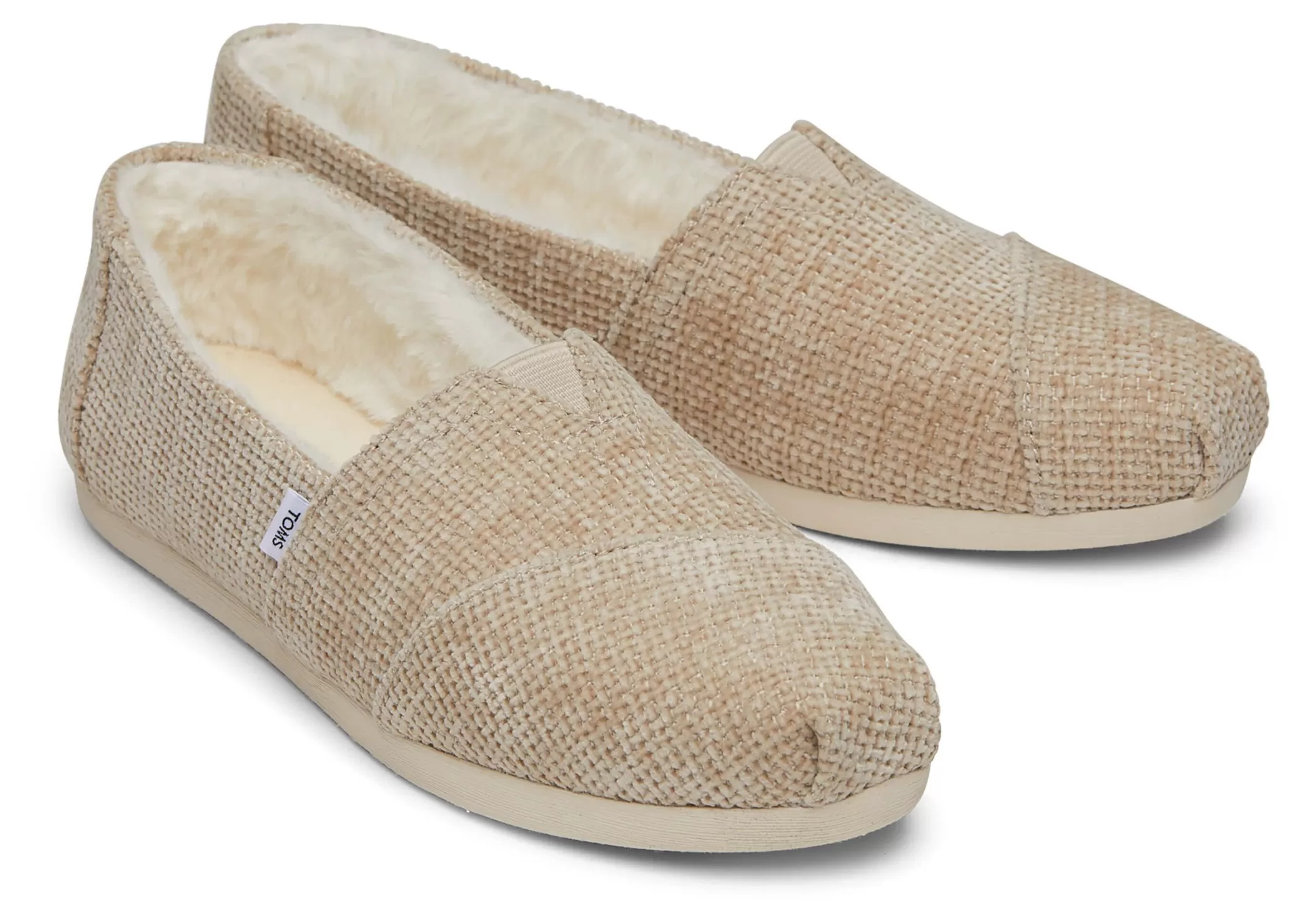 Femme TOMS Chaussons*Espadrille Alpargata En Chenille Chenille Oatmeal