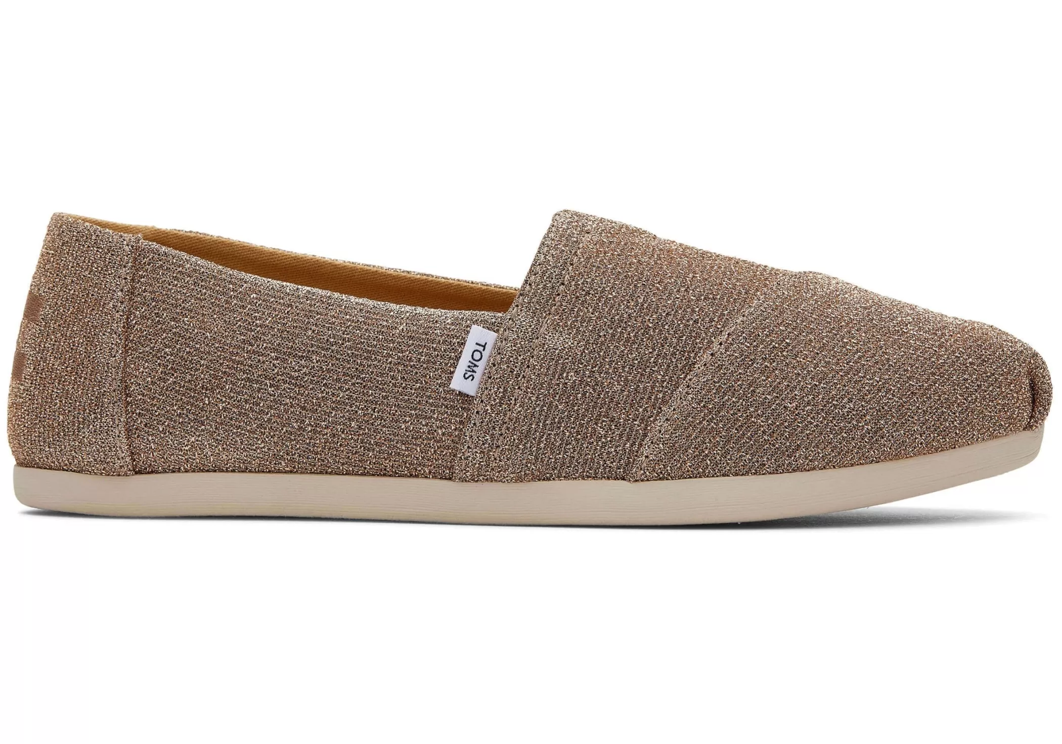 Femme TOMS Alpargata*Espadrille Alpargata Etincelante Sparkle Gold