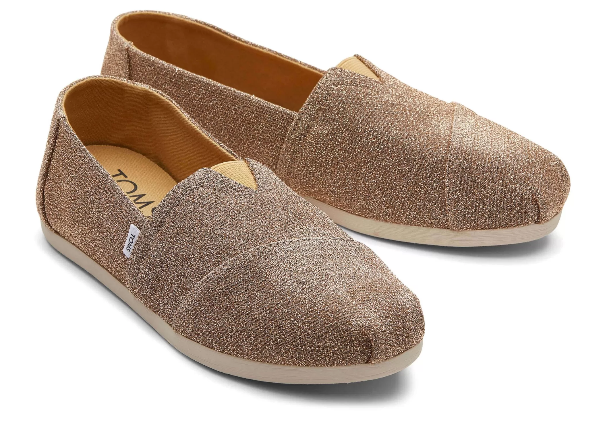 Femme TOMS Alpargata*Espadrille Alpargata Etincelante Sparkle Gold