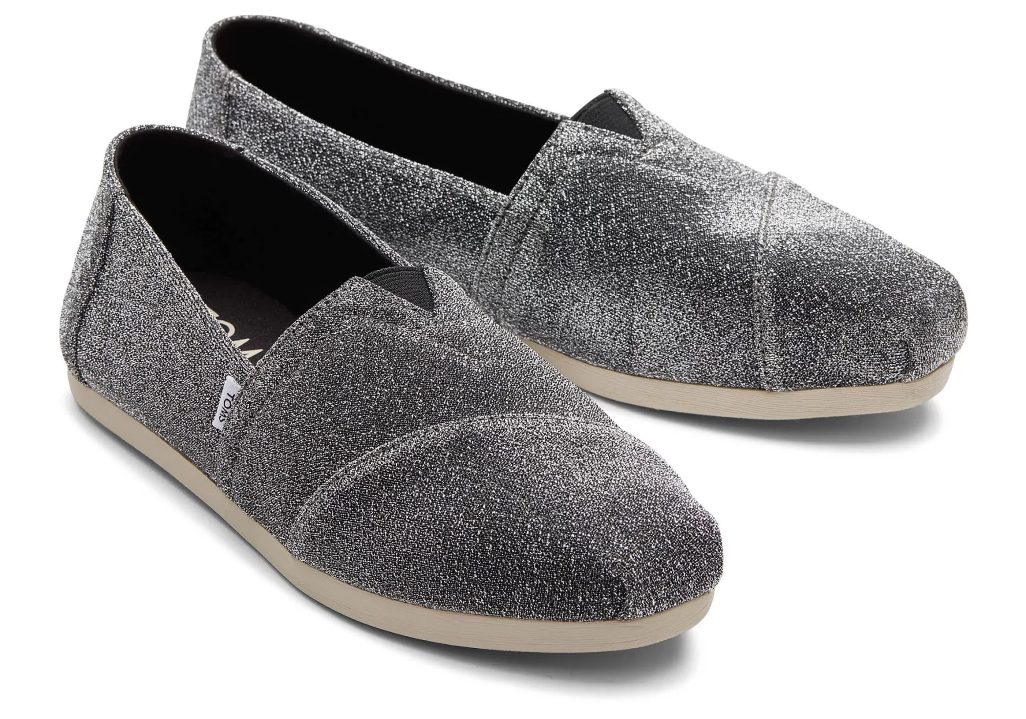 Femme TOMS Alpargata*Espadrille Alpargata Etincelante Sparkle Forged Iron