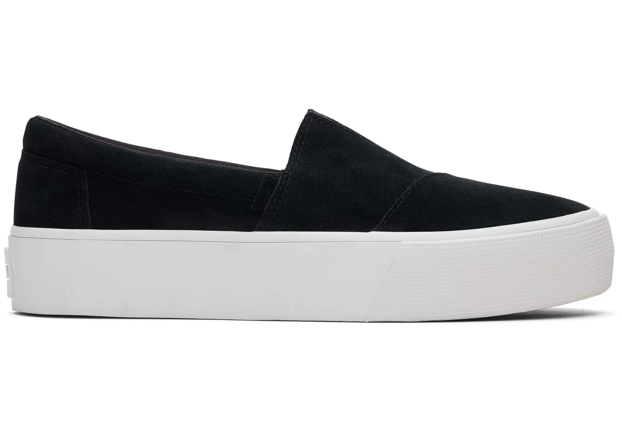 Femme TOMS Sneakers*Espadrille Fenix Compensee Suede Black