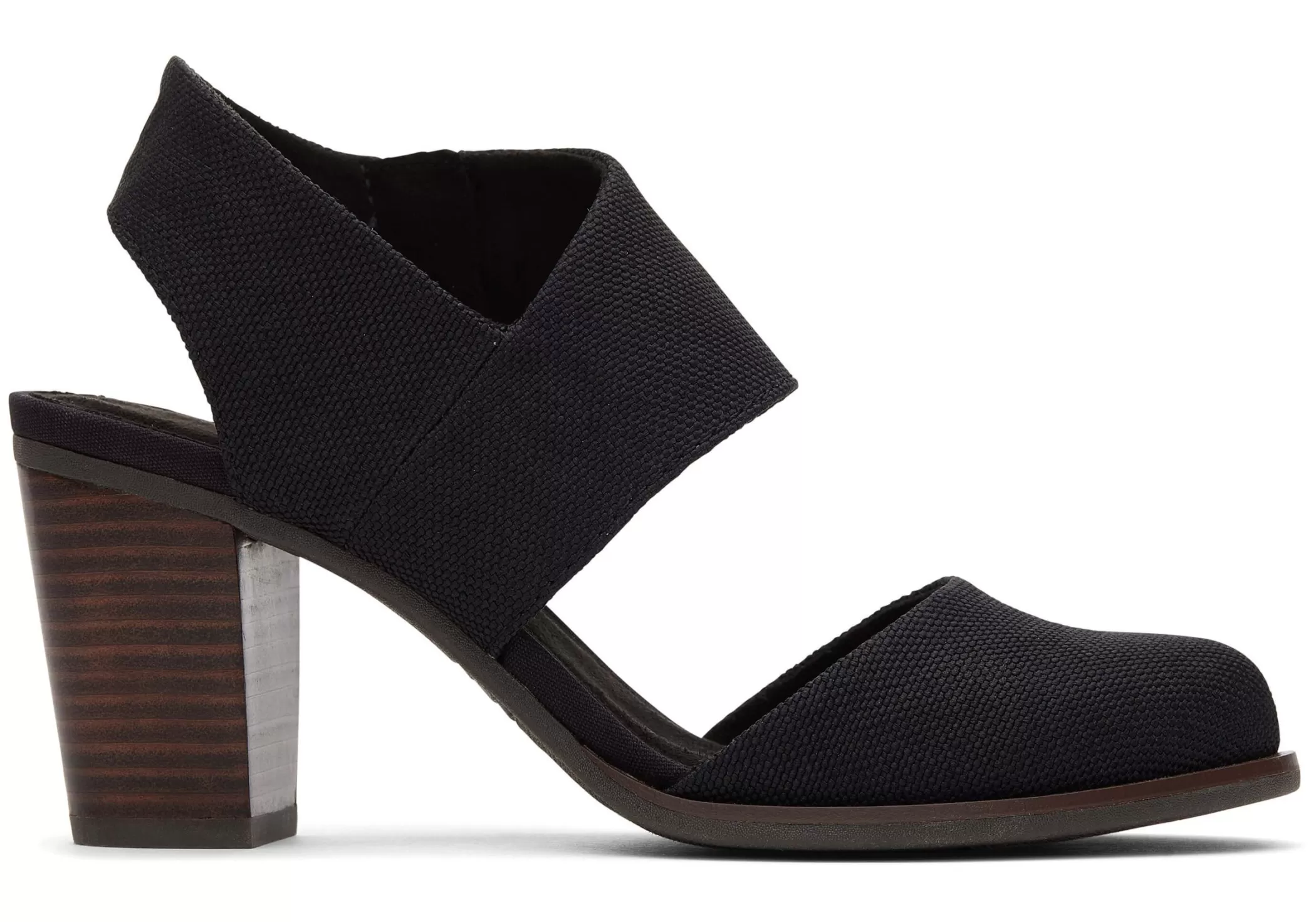 Femme TOMS Talons & Compensees*Majorca Closed Toe Sandal Noir