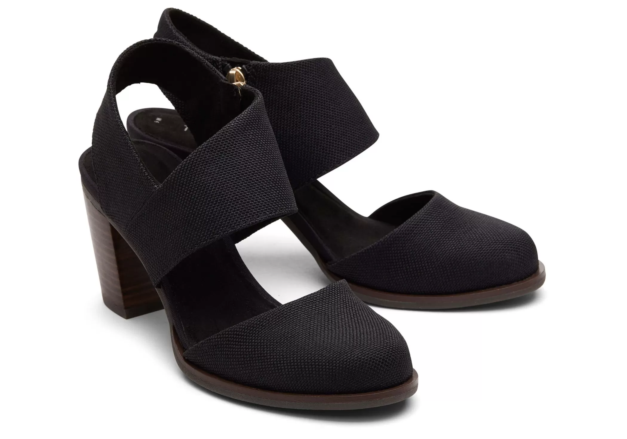 Femme TOMS Talons & Compensees*Majorca Closed Toe Sandal Noir