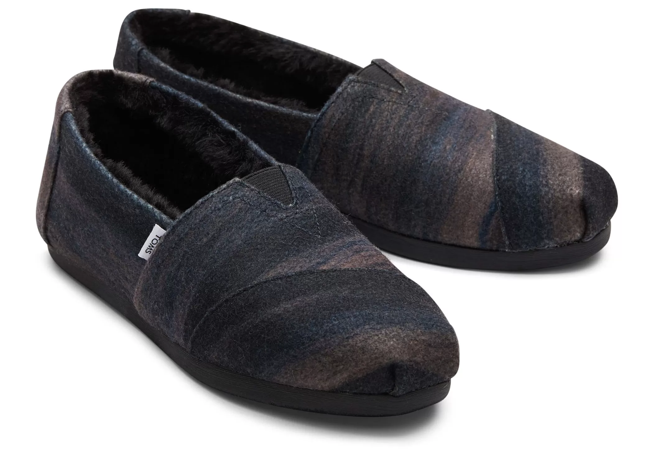 Femme TOMS Chaussons*Ombre Alpargata Ombre Black