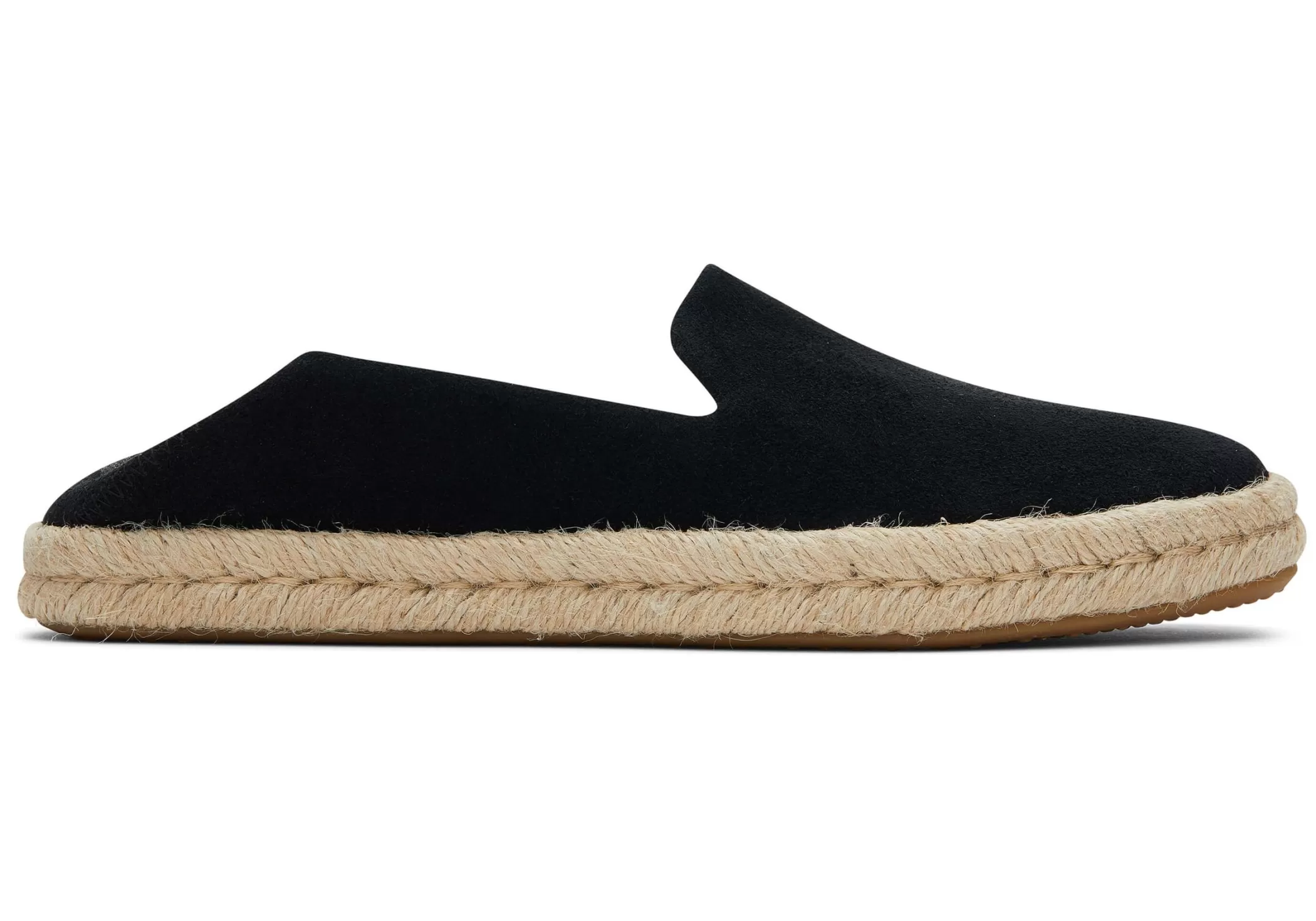 Femme TOMS Espadrilles*Santiago Suede Daim Noir