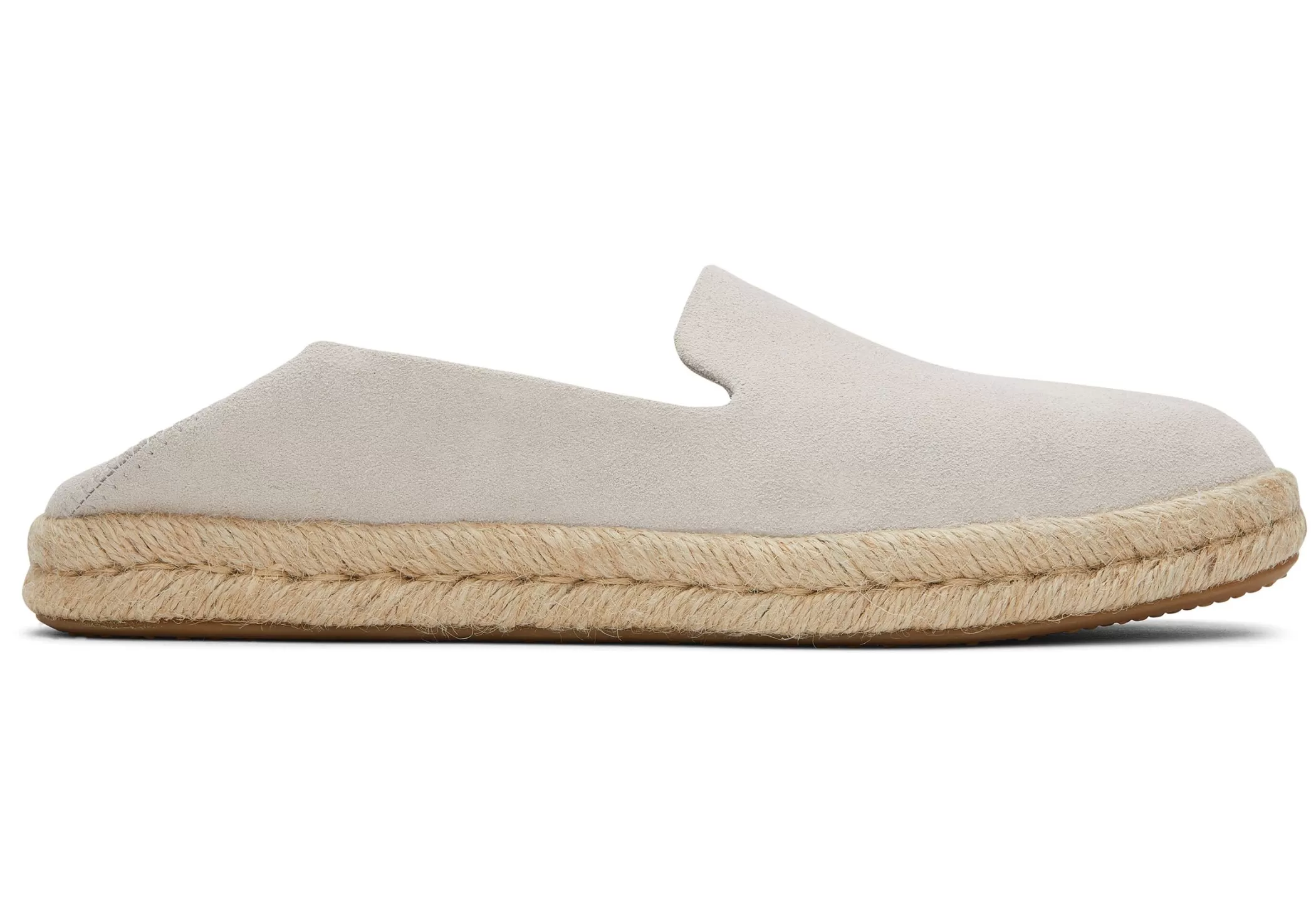 Femme TOMS Espadrilles*Santiago Suede Daim Mastic