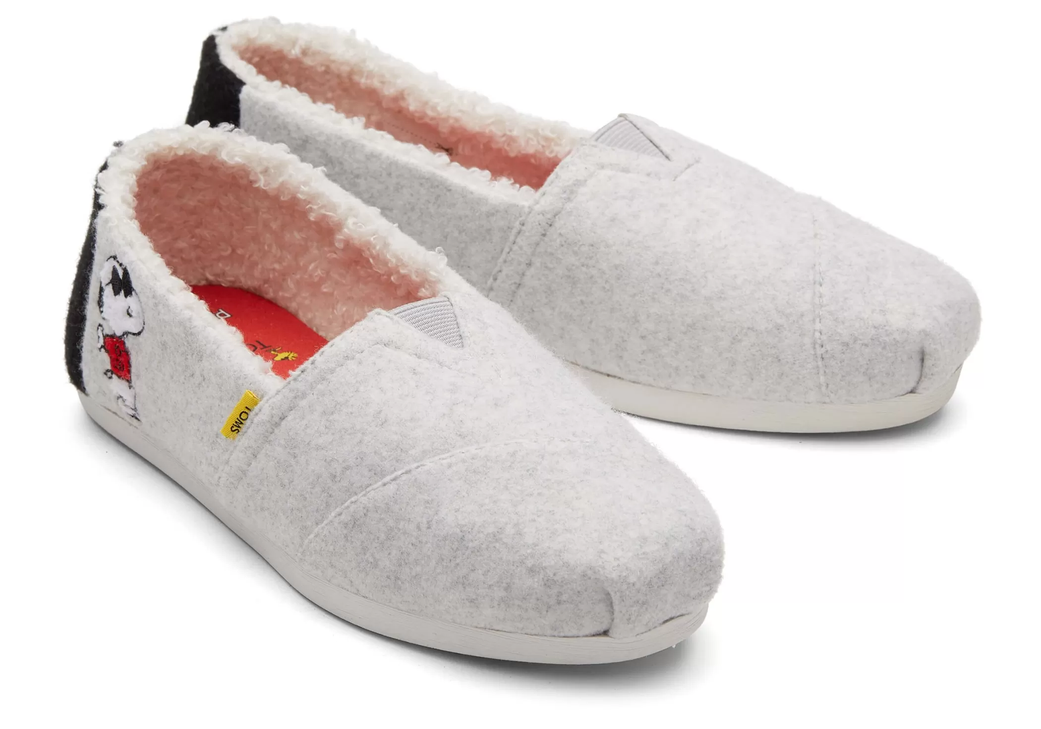 Femme TOMS Alpargata*Shearling Alpargata Felt Natural