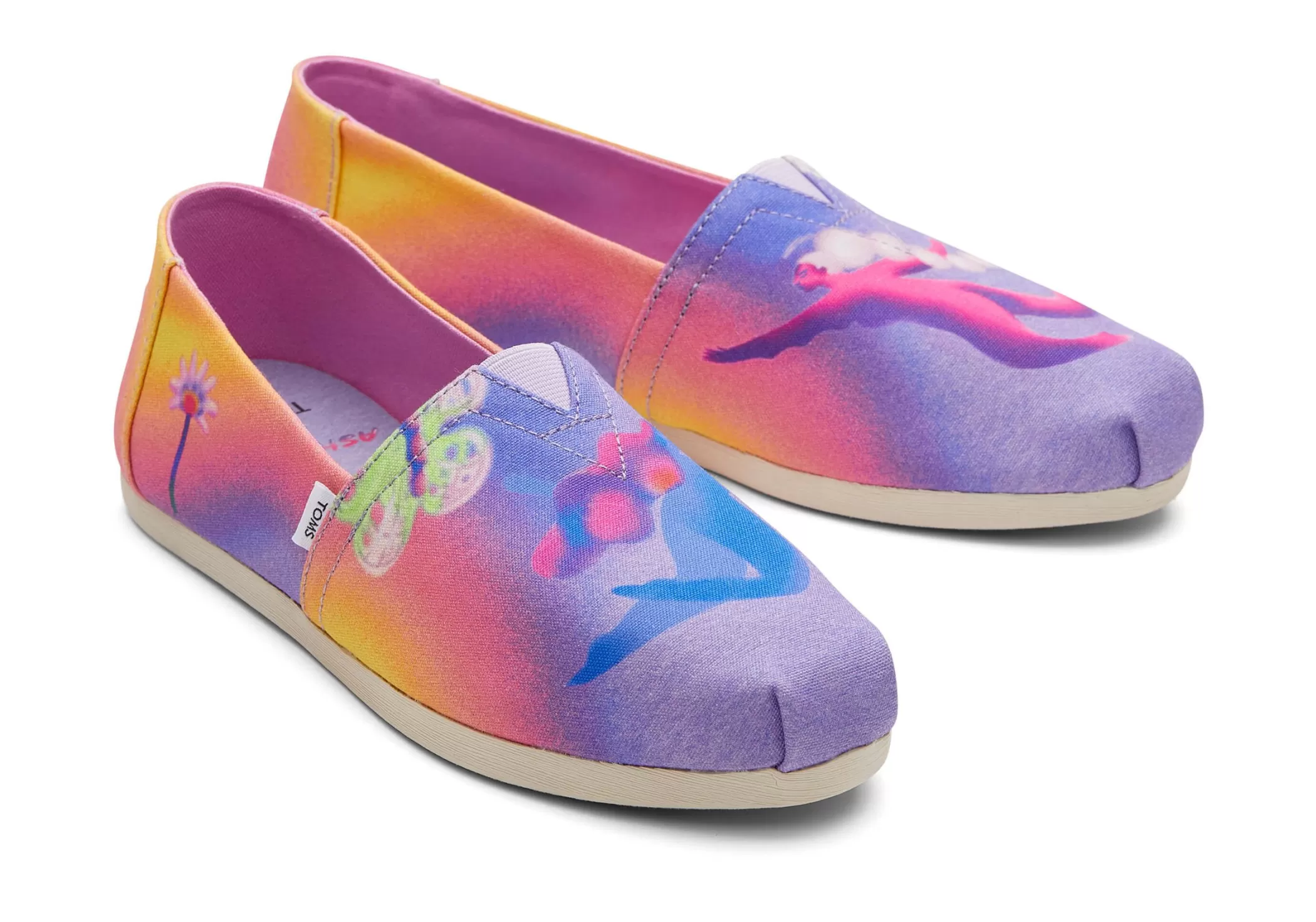 Femme TOMS Alpargata* X Ashley Lukashevsky Alpargata Purple Multi