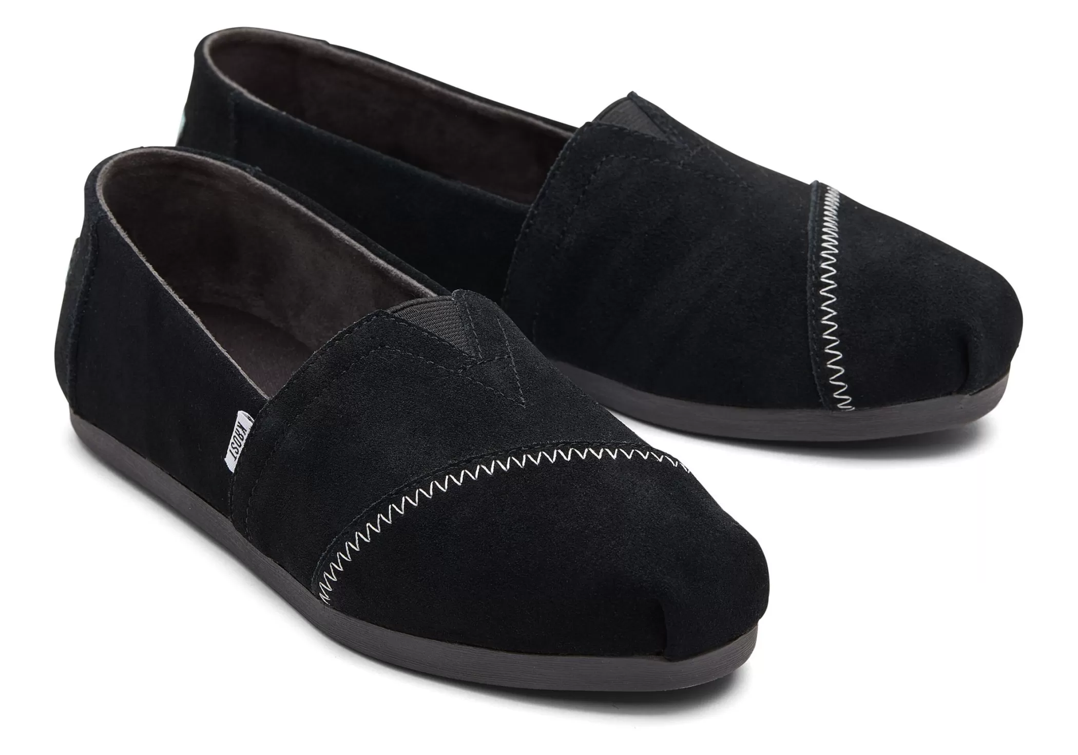 Femme TOMS Alpargata* X Krost Alpargata Suede Black