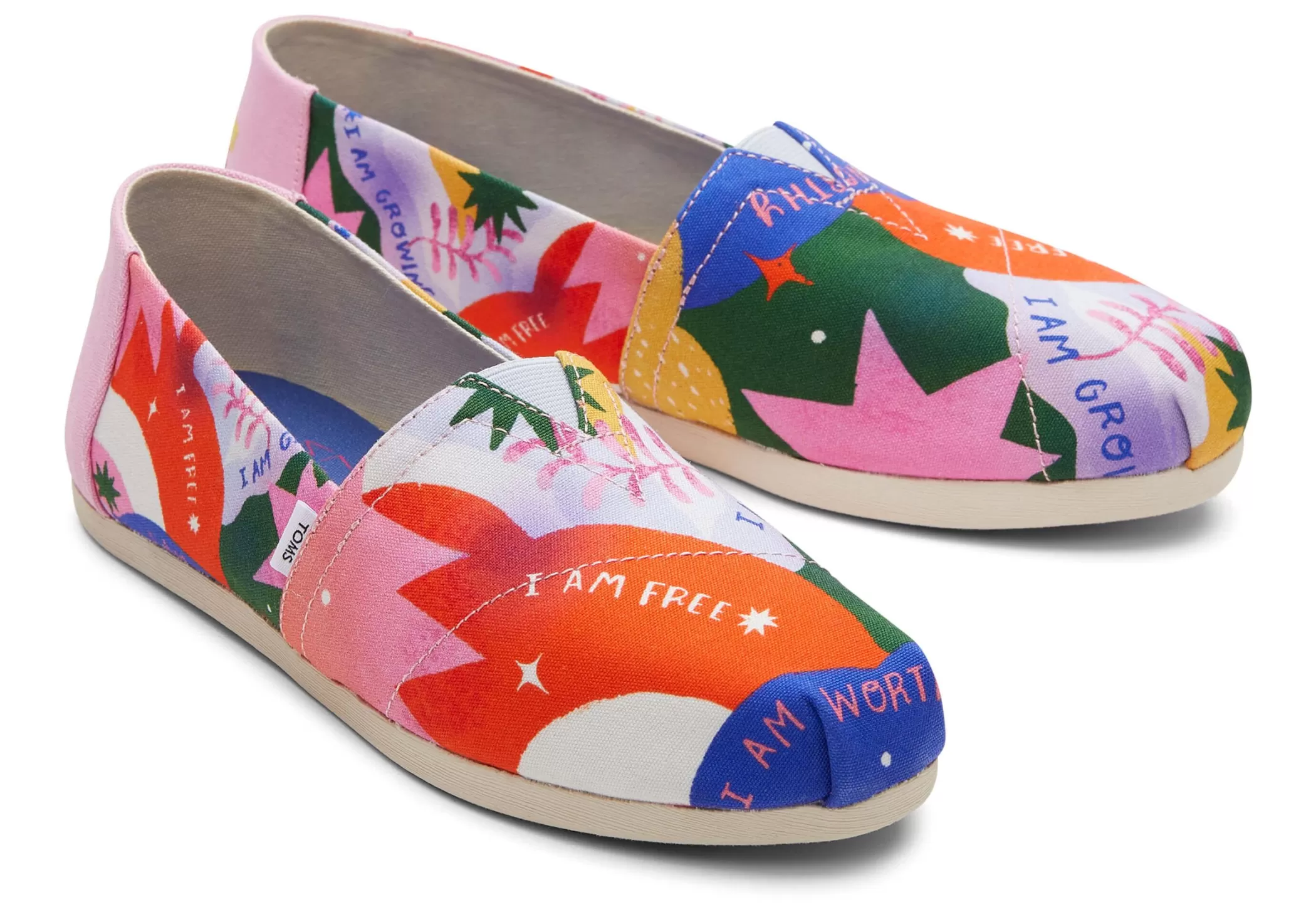 Femme TOMS Alpargata* X Loveis Wise Multicolores