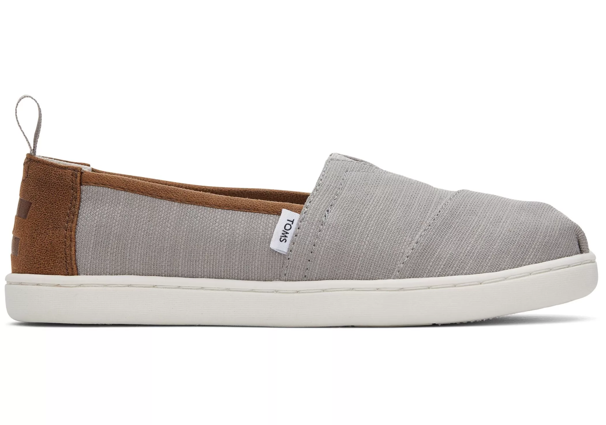 Enfant TOMS *Youth Alpargata Grey Recycled Cotton Kids Shoe